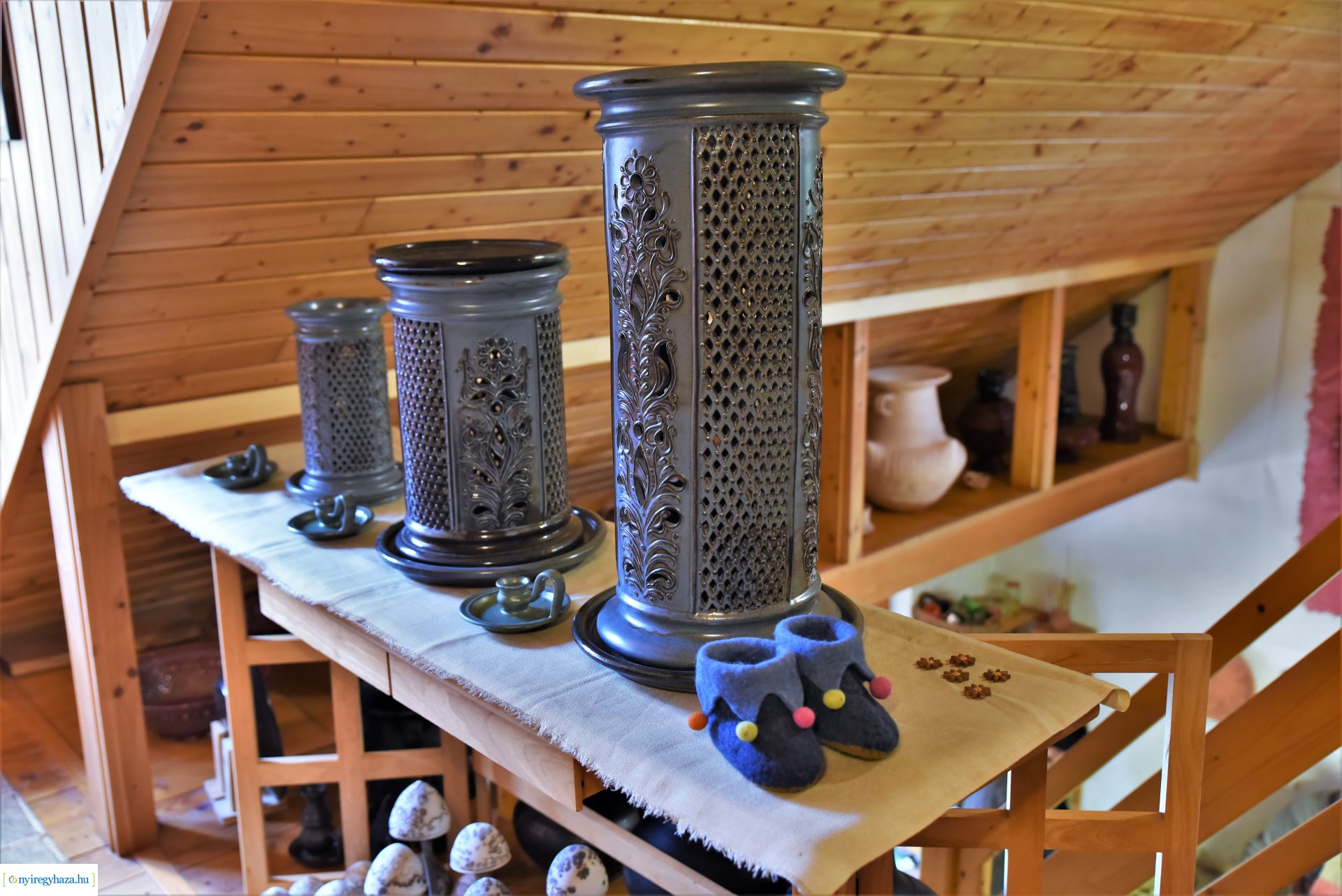 Szolanics Elvira kerámikus, népi iparművész szakkörében jártunk