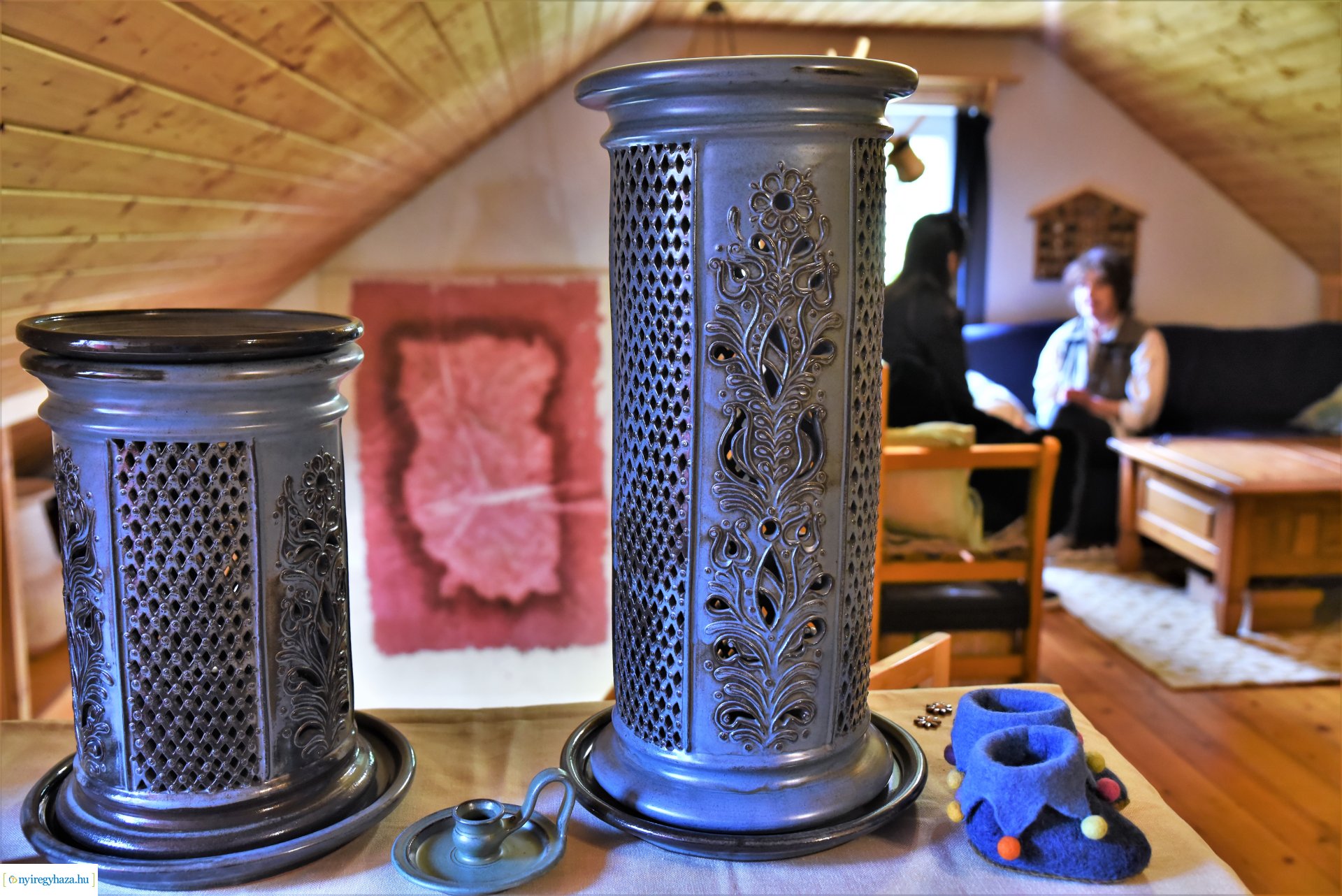 Szolanics Elvira kerámikus, népi iparművész szakkörében jártunk