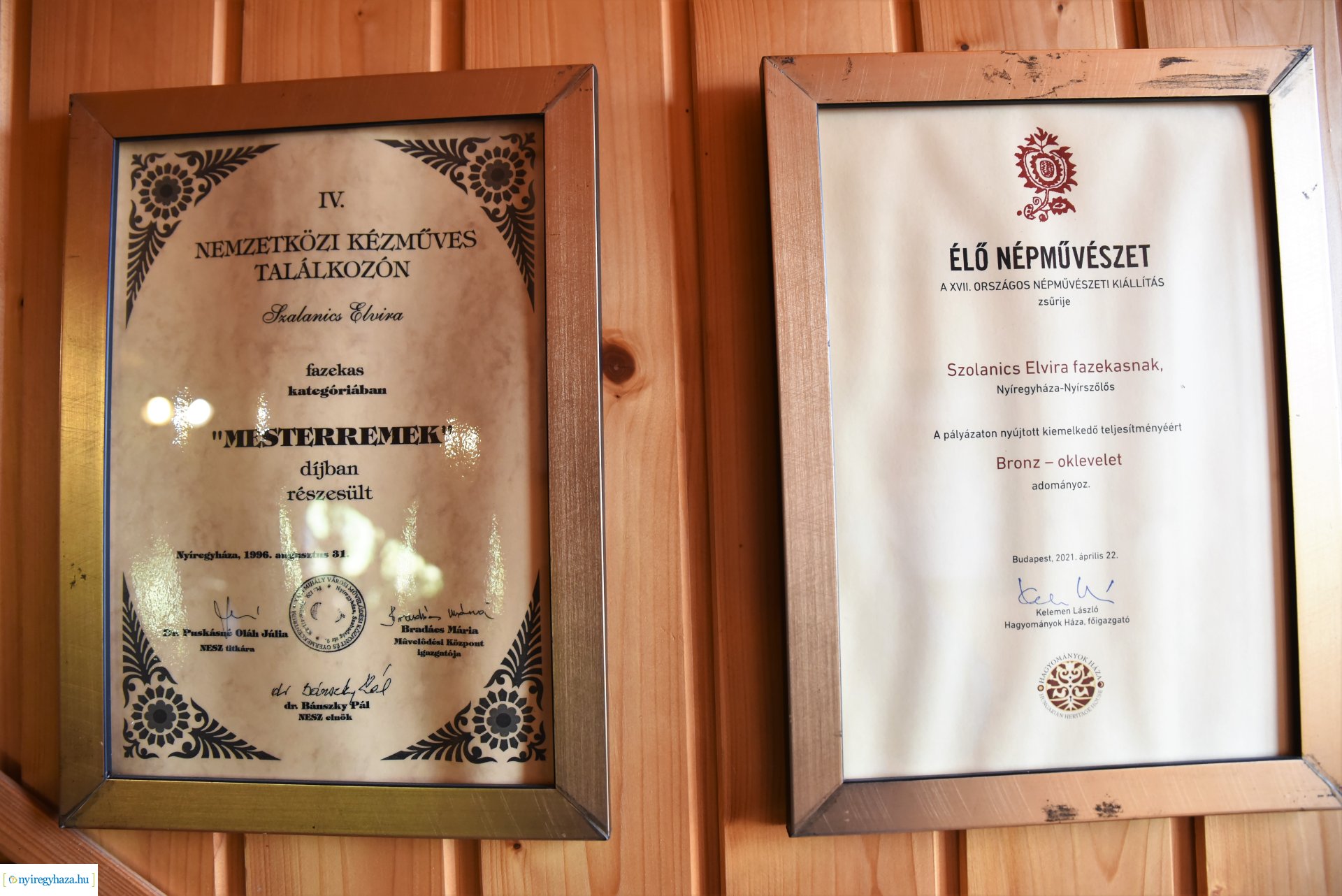 Szolanics Elvira kerámikus, népi iparművész szakkörében jártunk