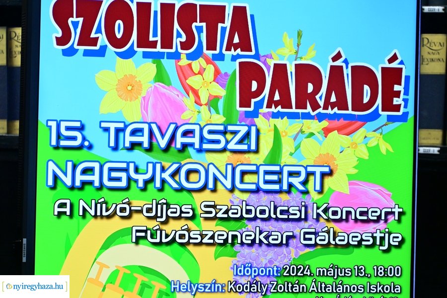 Szólista koncert tájékoztató