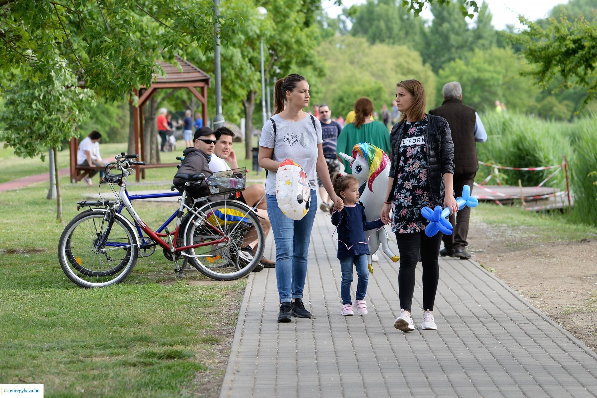 Szombat délután benépesült Sóstó