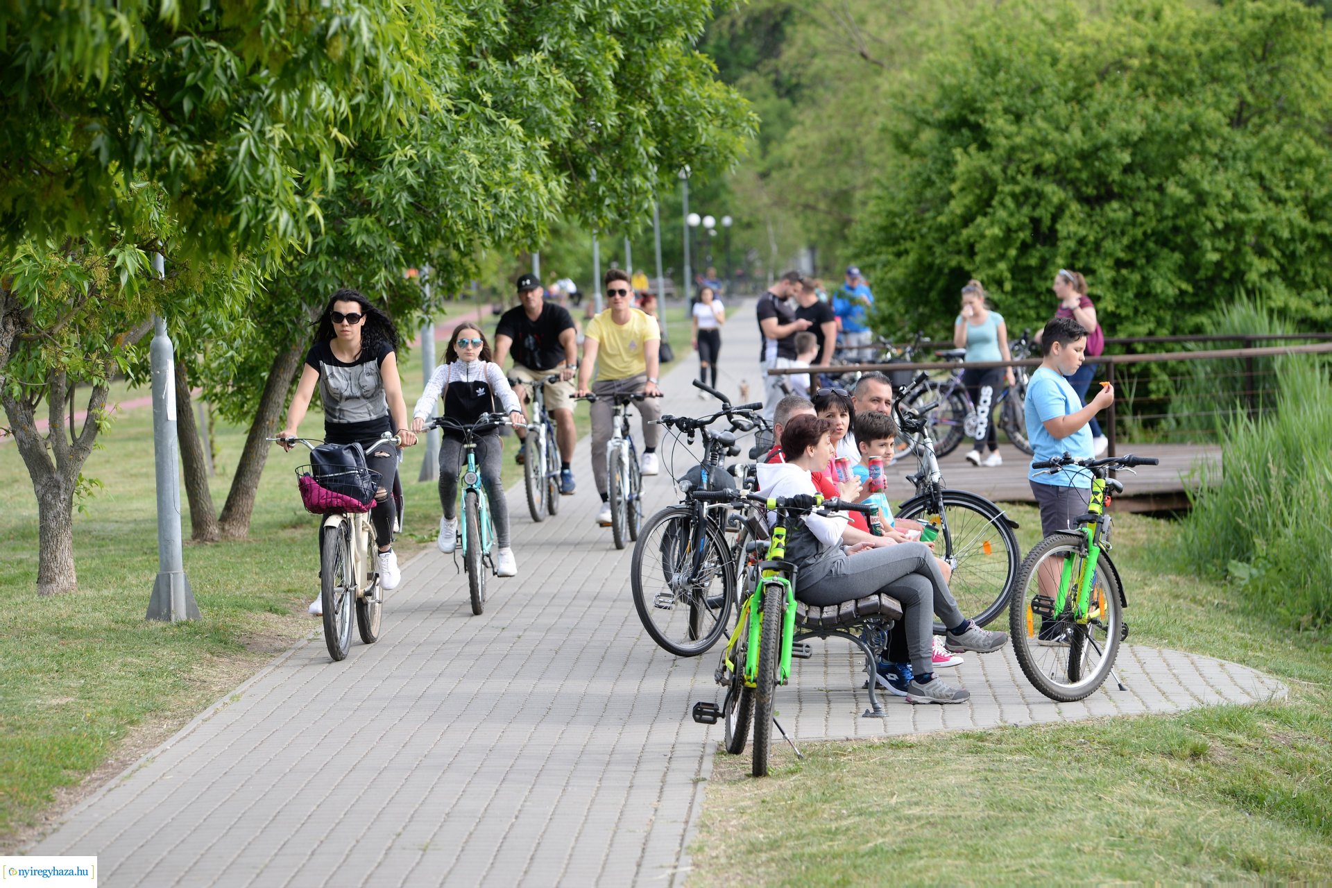 Szombat délután benépesült Sóstó
