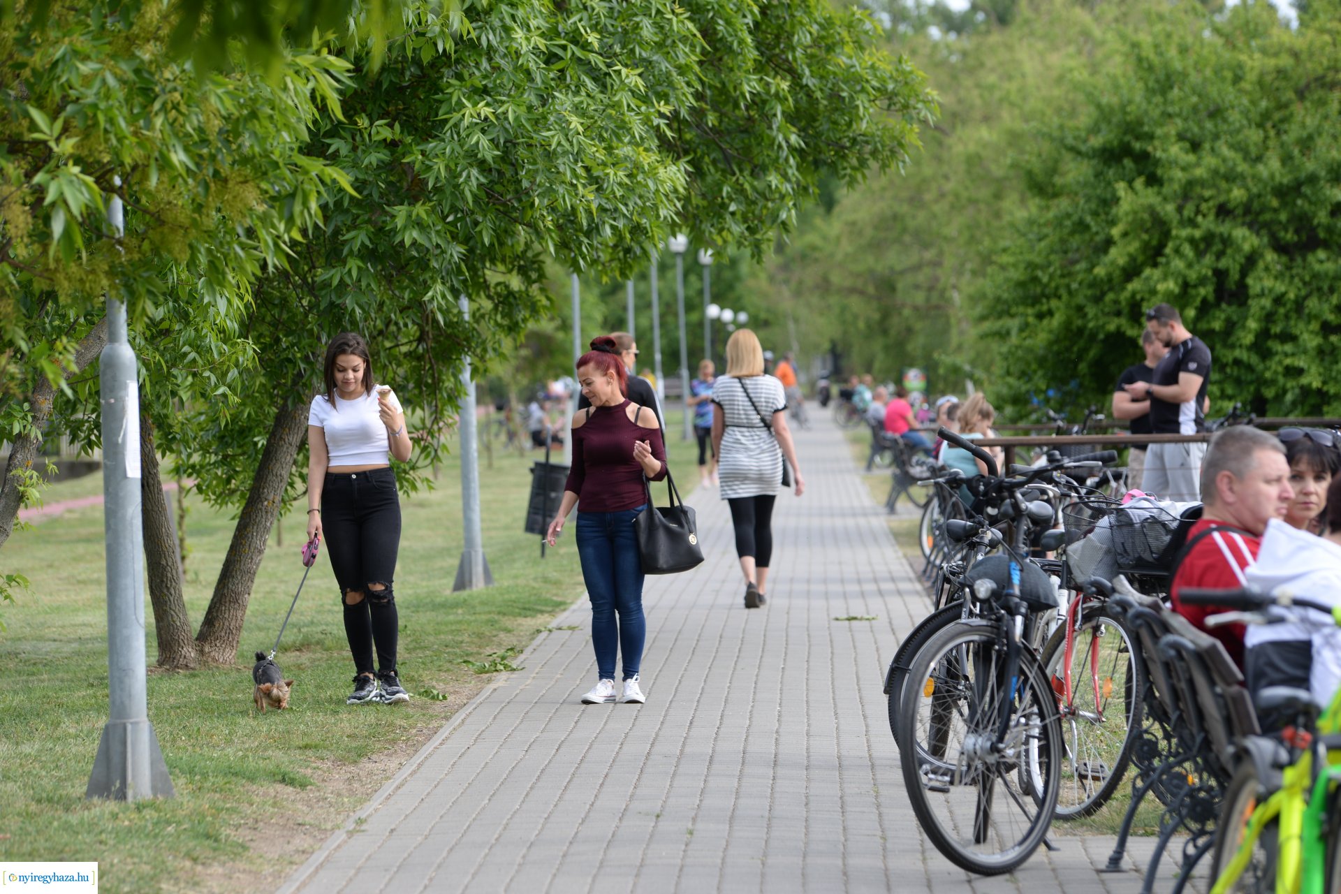 Szombat délután benépesült Sóstó