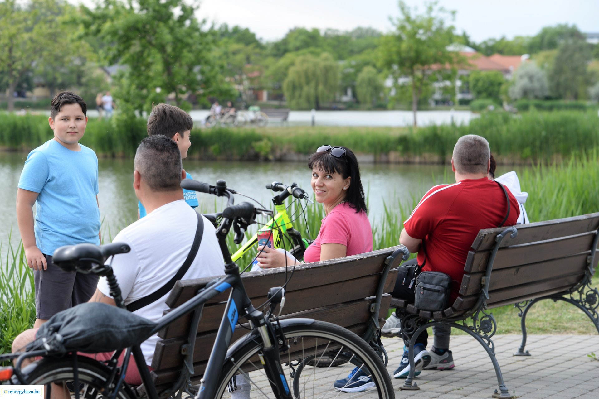Szombat délután benépesült Sóstó