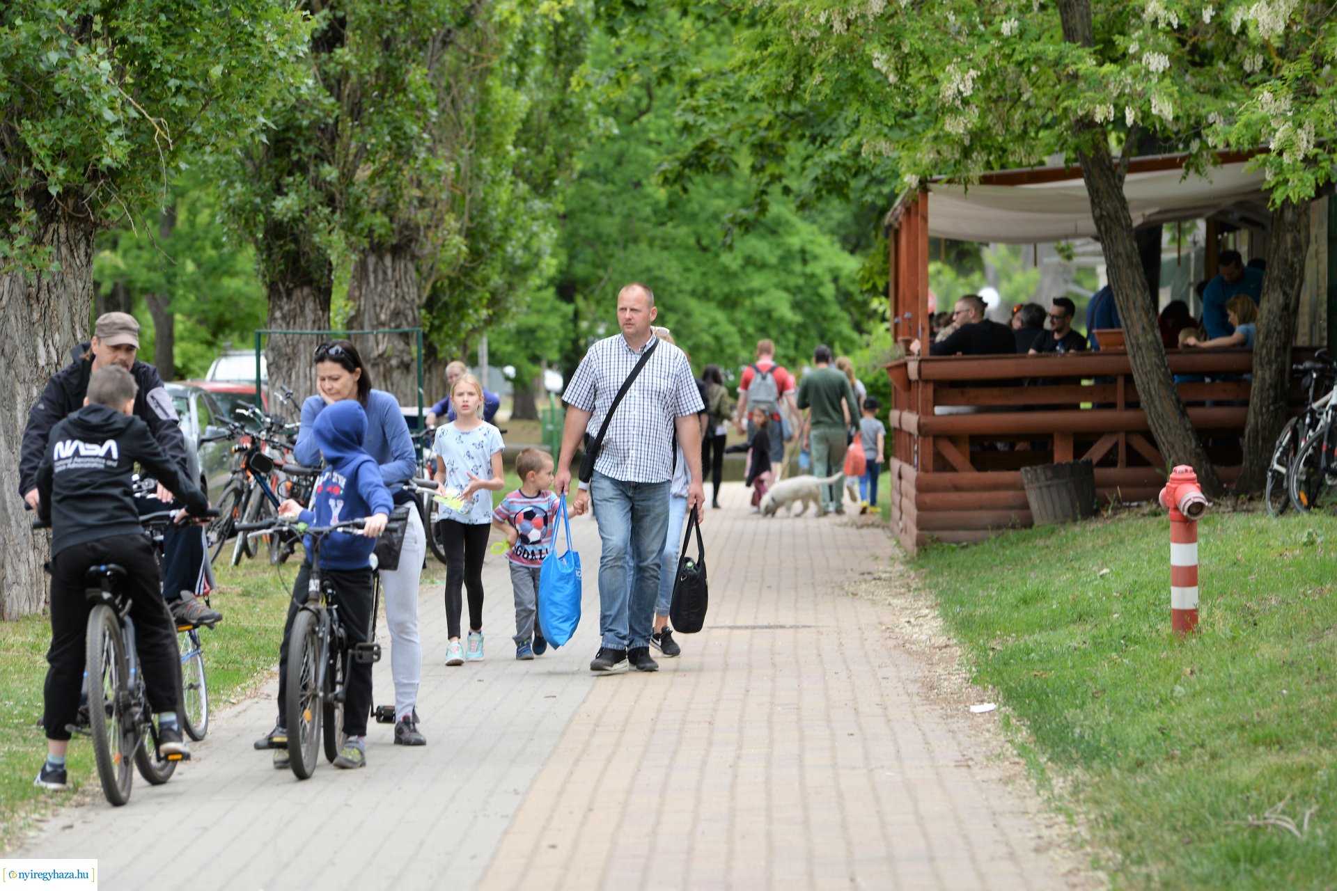 Szombat délután benépesült Sóstó