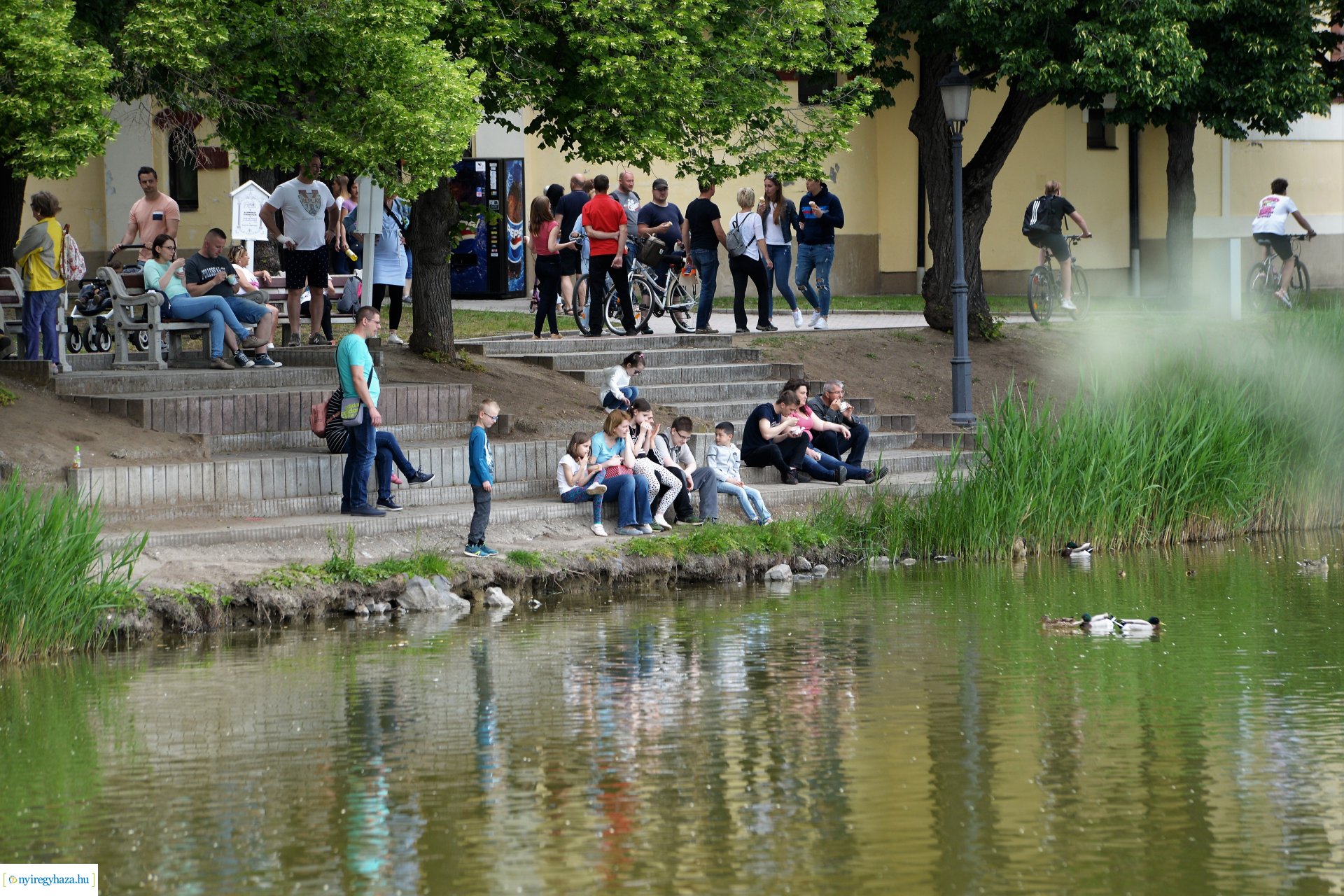 Szombat délután benépesült Sóstó