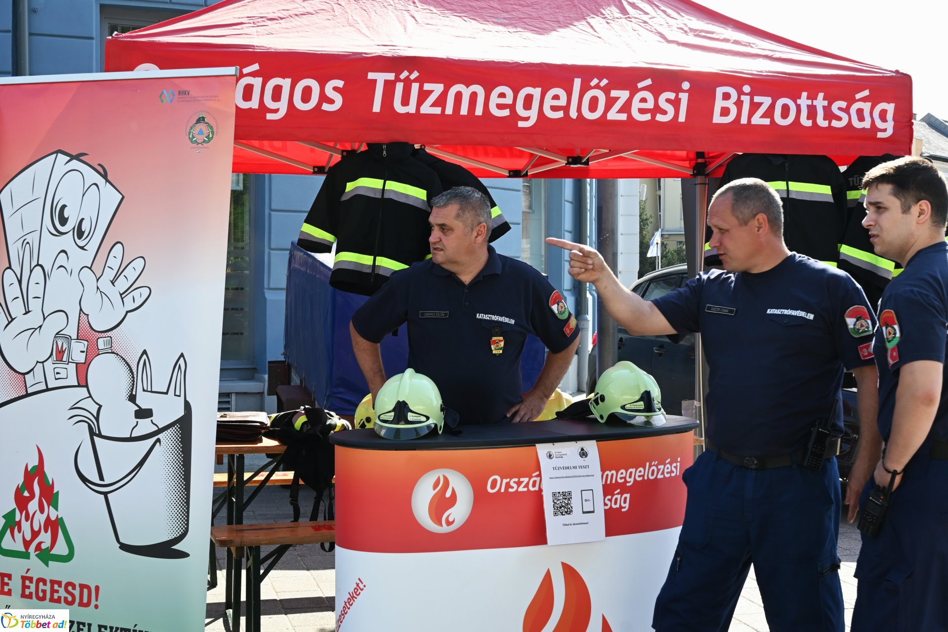 Sztárek Ferenc Tűzoltó Erőpróba Nyíregyháza belvárosában