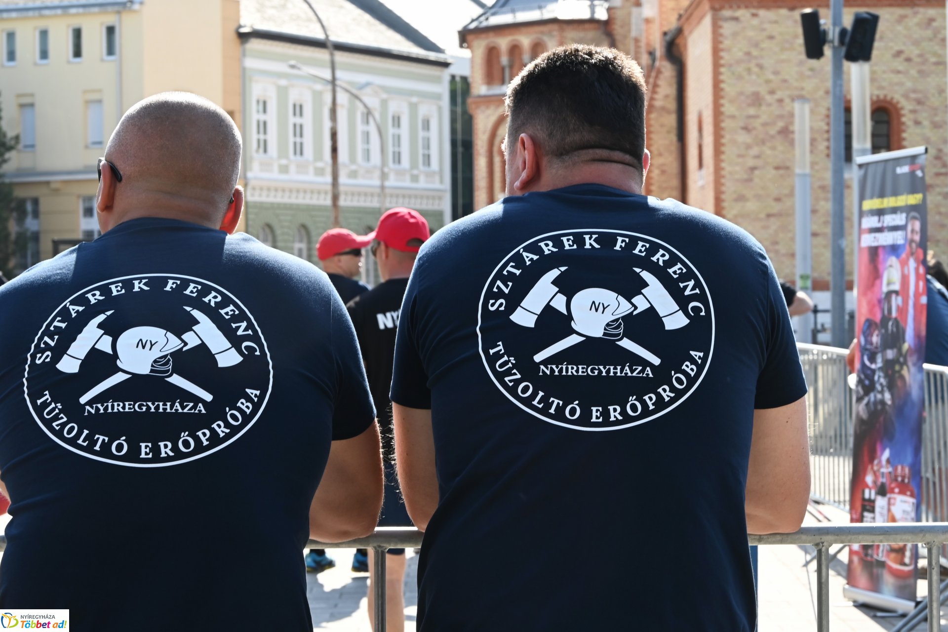 Sztárek Ferenc Tűzoltó Erőpróba Nyíregyháza belvárosában