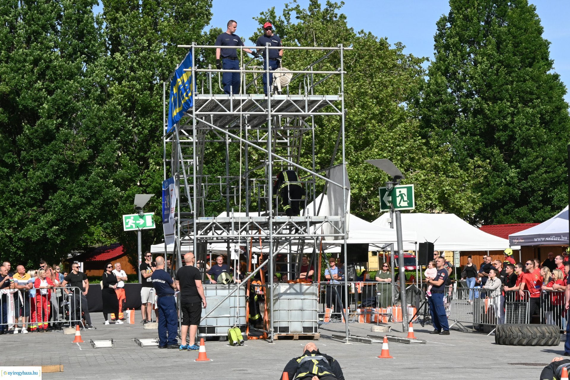Sztárek Ferenc Tűzoltó Erőpróba Nyíregyházán
