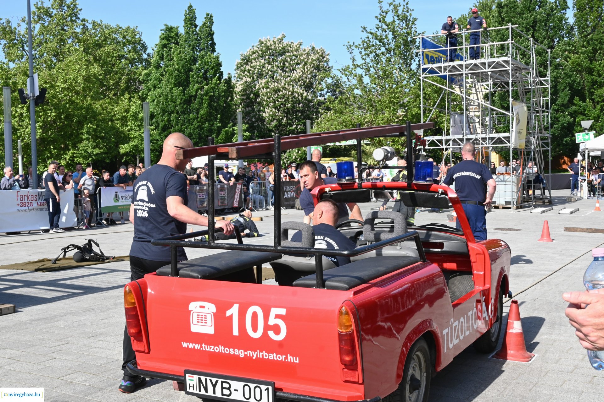 Sztárek Ferenc Tűzoltó Erőpróba Nyíregyházán