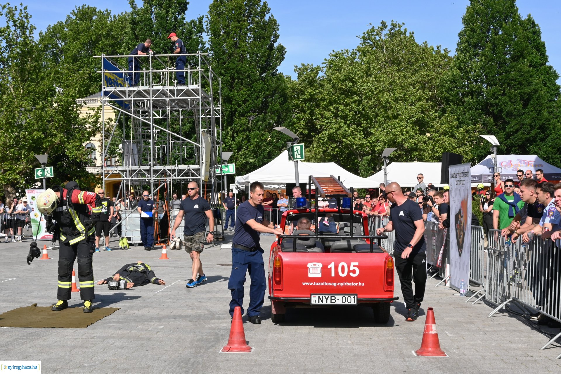 Sztárek Ferenc Tűzoltó Erőpróba Nyíregyházán