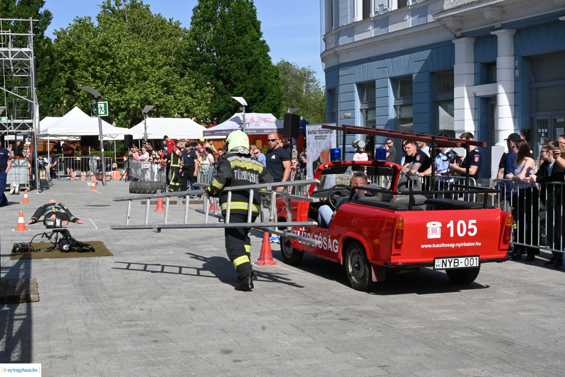 Sztárek Ferenc Tűzoltó Erőpróba Nyíregyházán