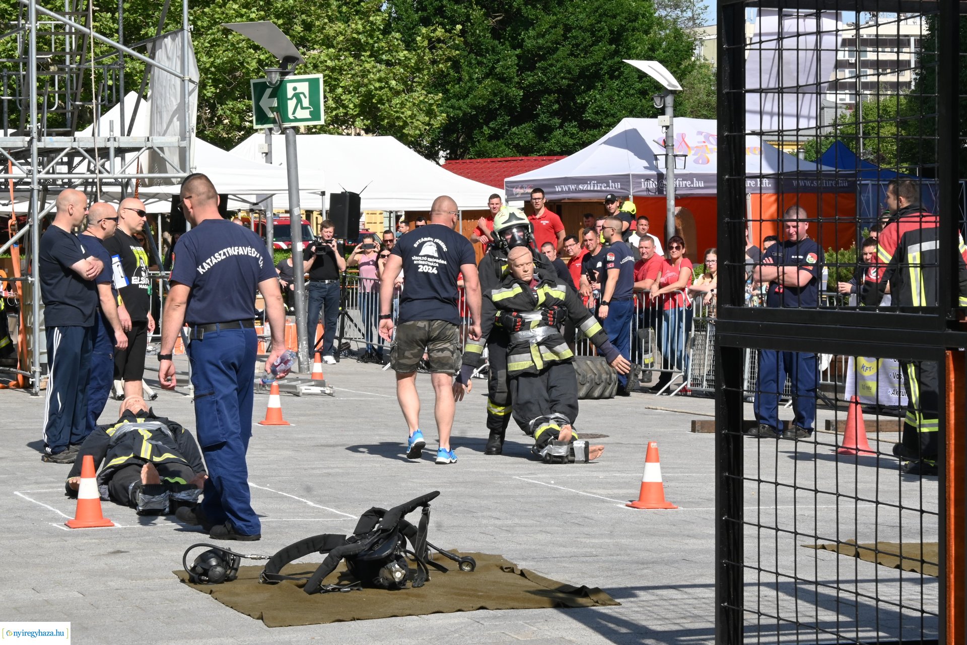 Sztárek Ferenc Tűzoltó Erőpróba Nyíregyházán