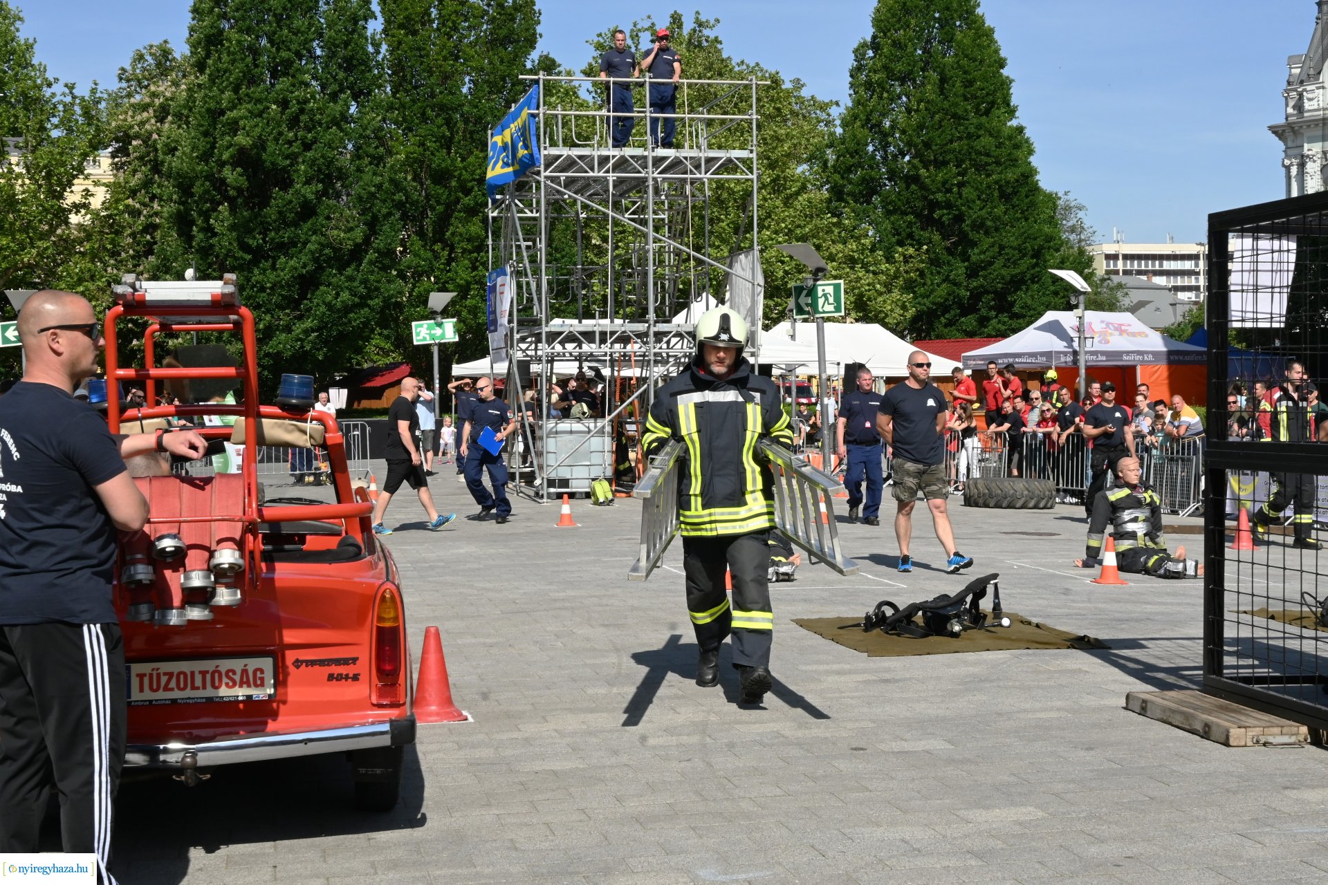 Sztárek Ferenc Tűzoltó Erőpróba Nyíregyházán