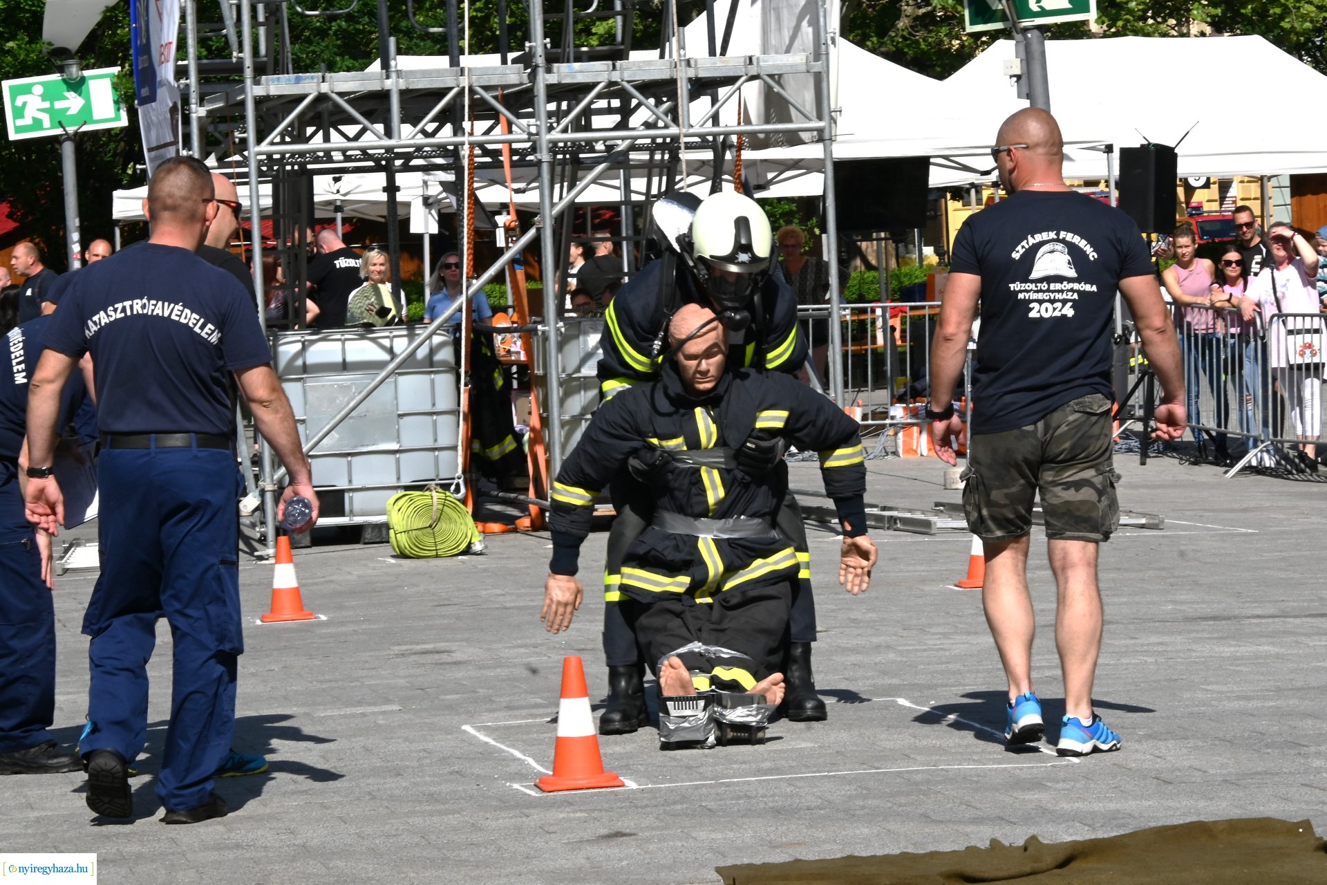 Sztárek Ferenc Tűzoltó Erőpróba Nyíregyházán