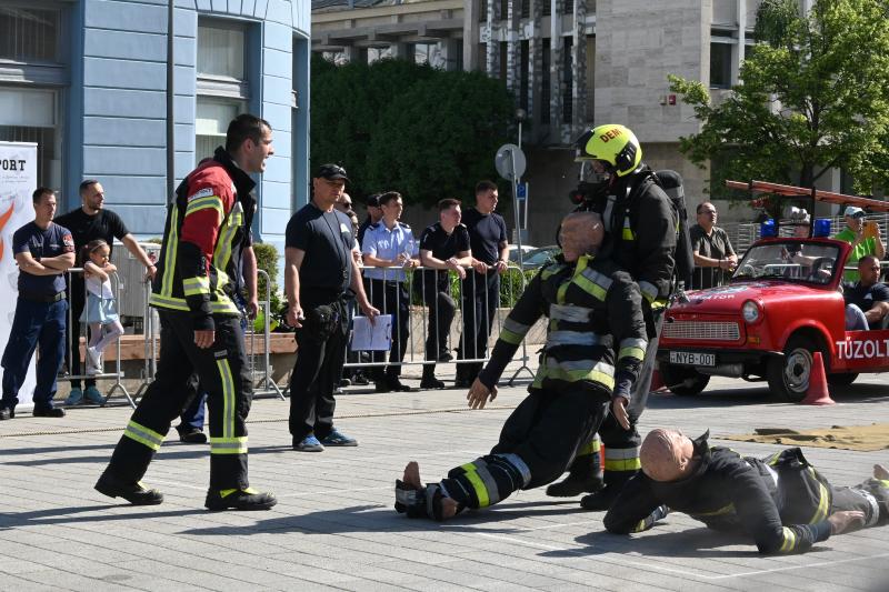 Sztárek Ferenc Tűzoltó Erőpróba Nyíregyházán