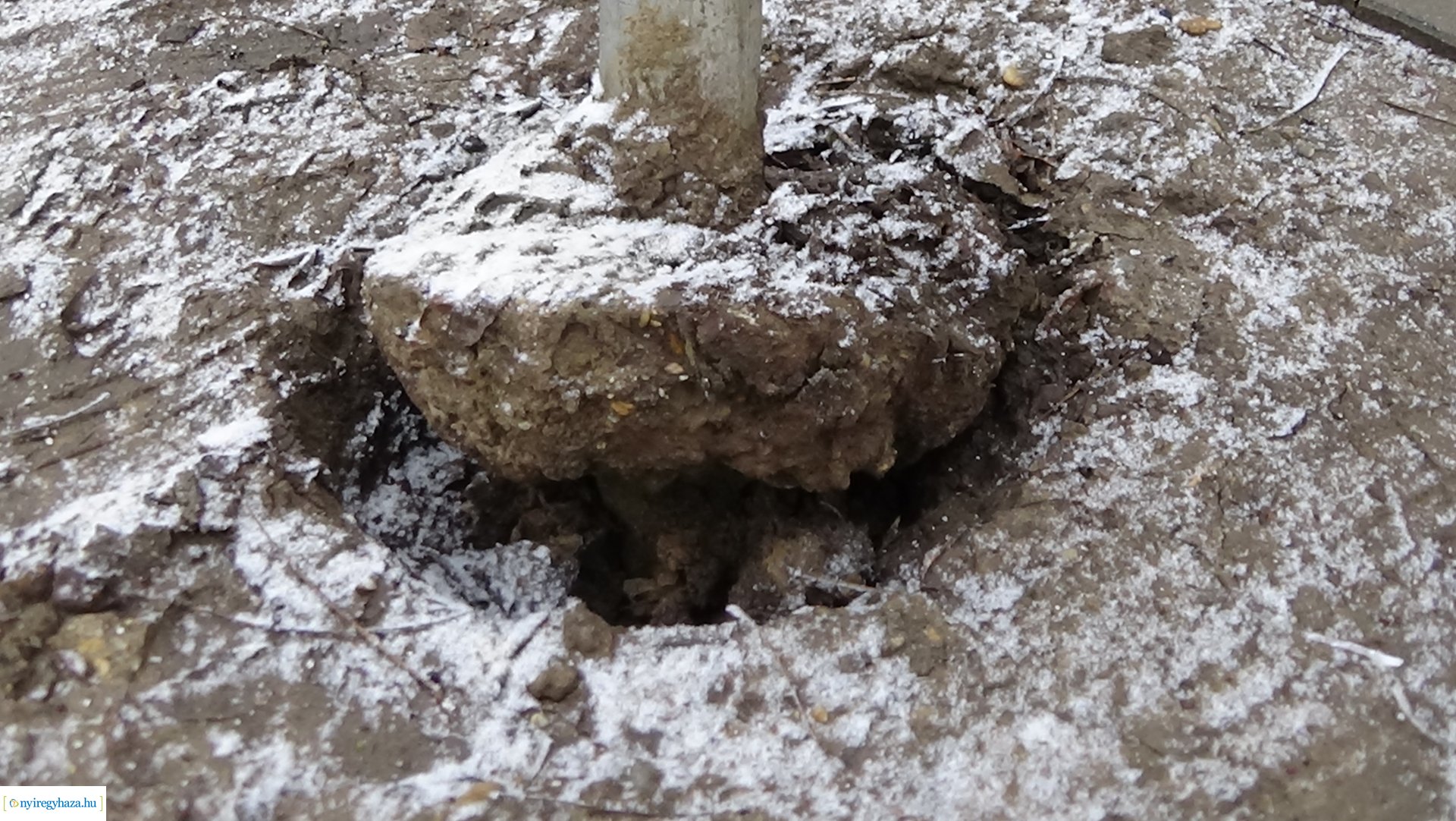 Táblákat rongáltak a város több pontján