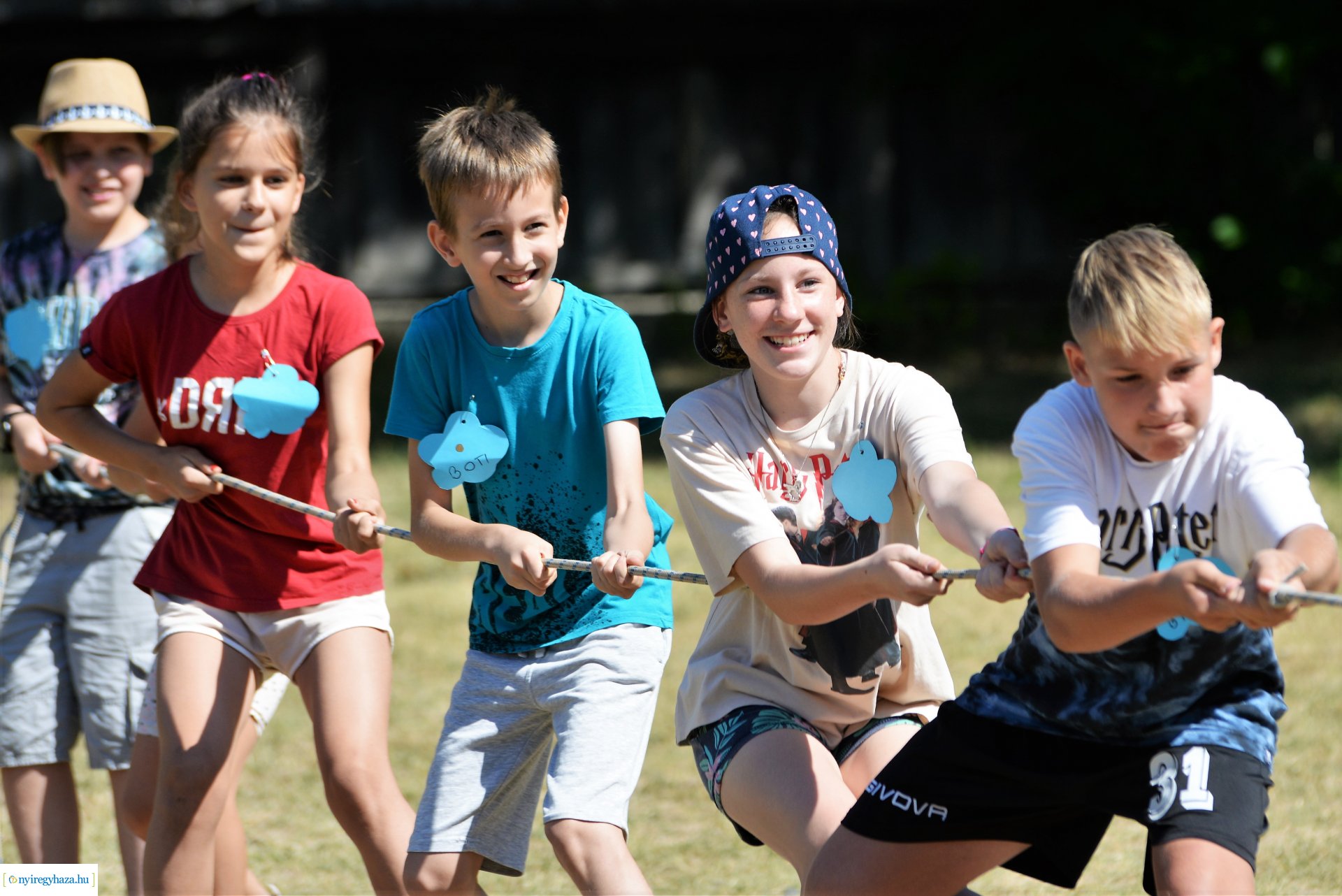 Táborozók a Sóstói Múzeumfaluban