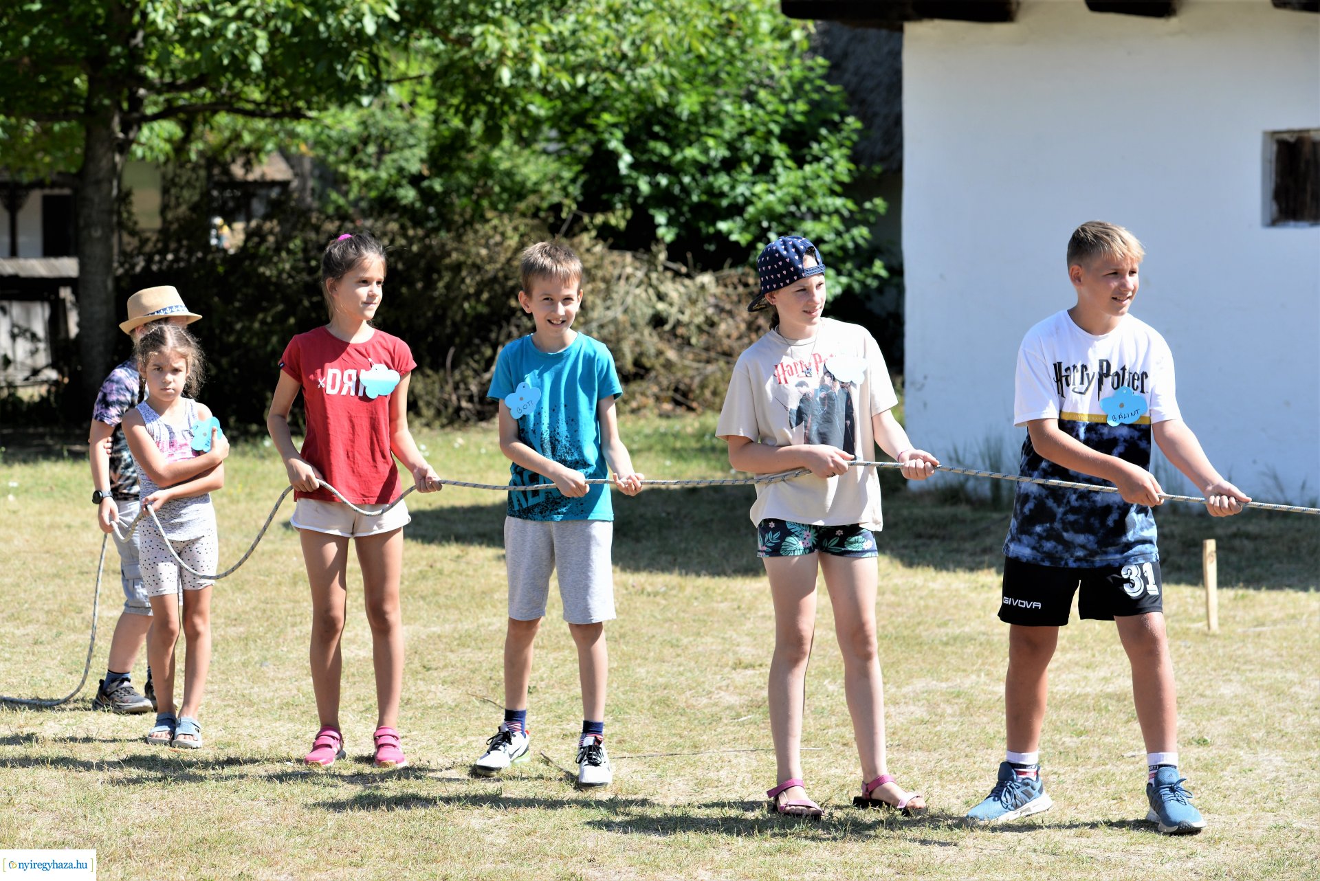 Táborozók a Sóstói Múzeumfaluban