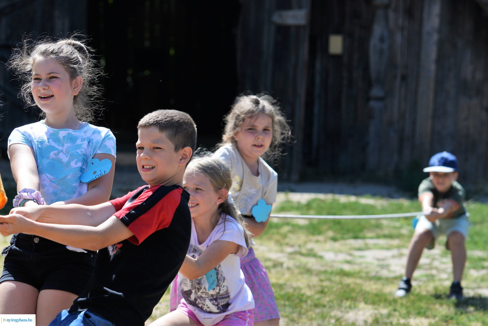 Táborozók a Sóstói Múzeumfaluban
