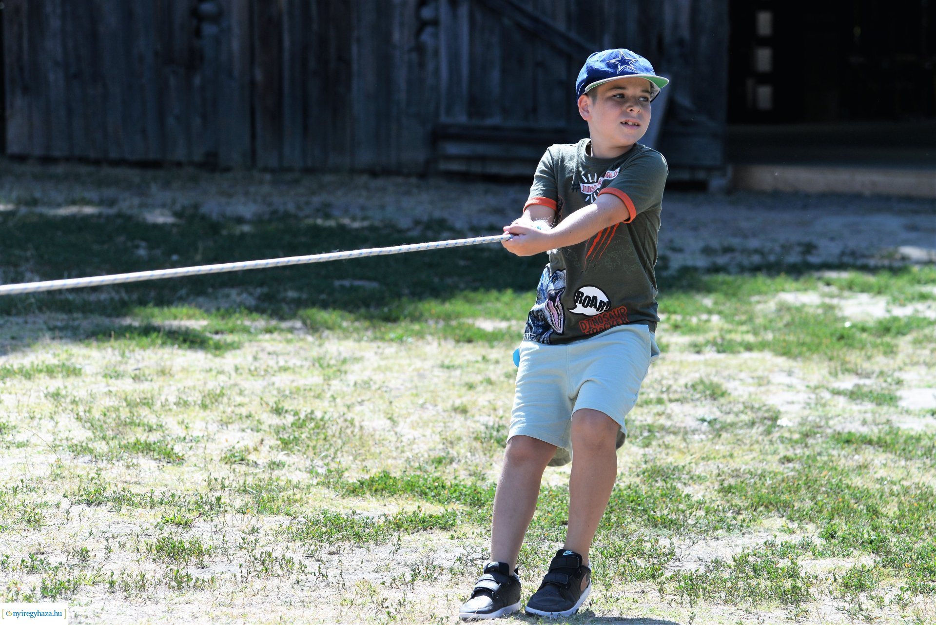 Táborozók a Sóstói Múzeumfaluban