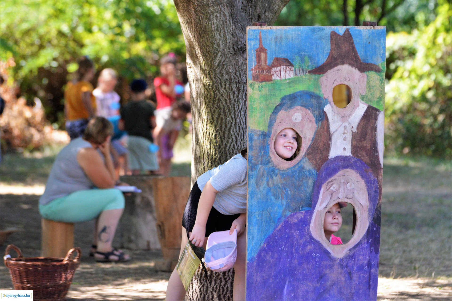 Táborozók a Sóstói Múzeumfaluban