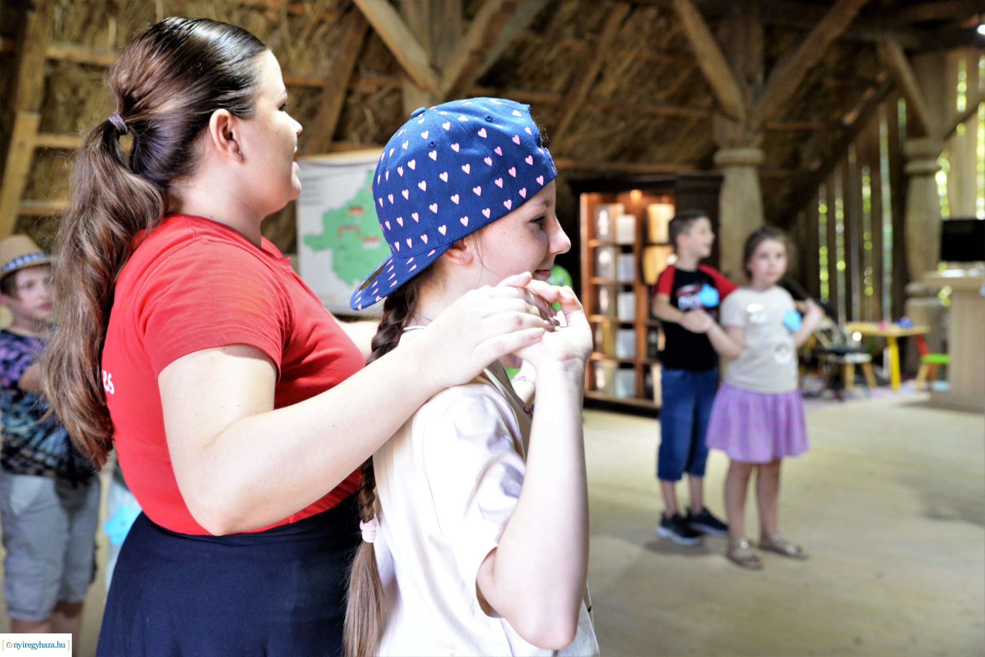 Táborozók a Sóstói Múzeumfaluban