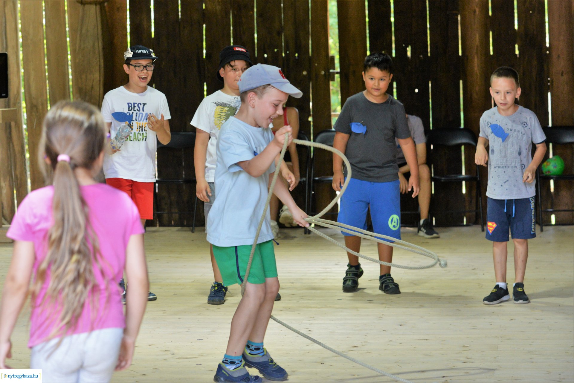 Táborozók a Sóstói Múzeumfaluban