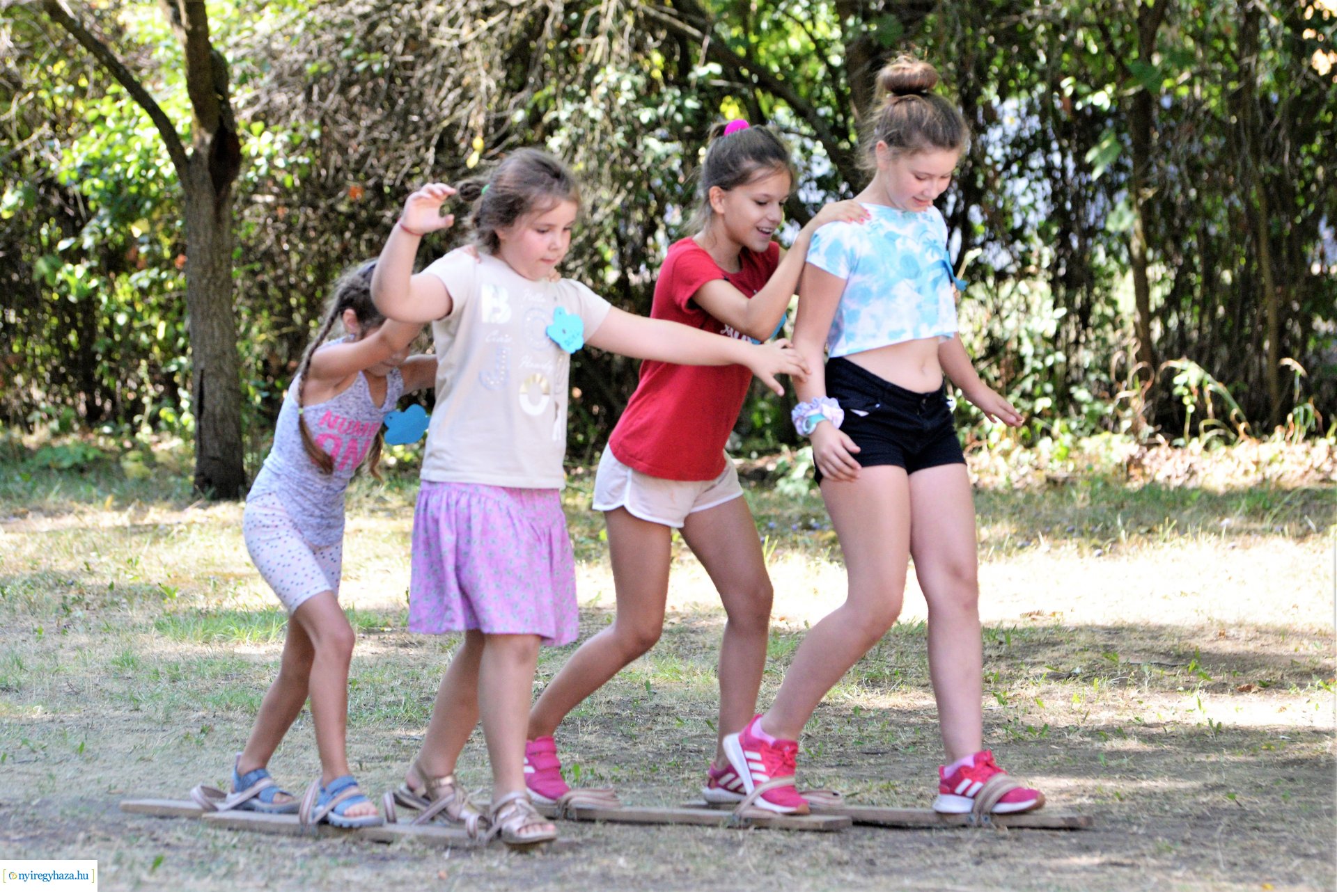 Táborozók a Sóstói Múzeumfaluban