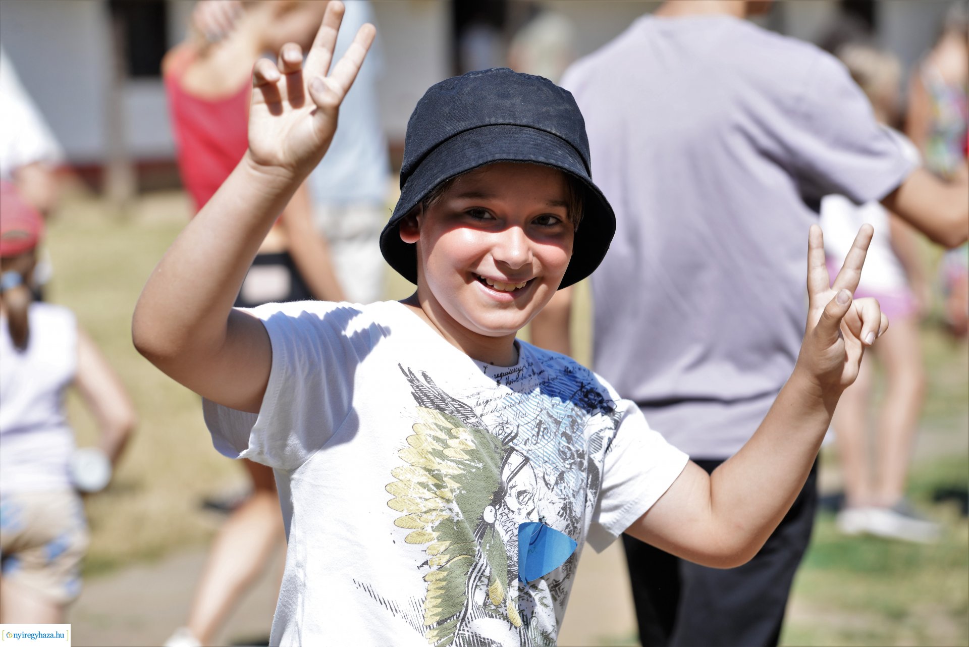 Táborozók a Sóstói Múzeumfaluban