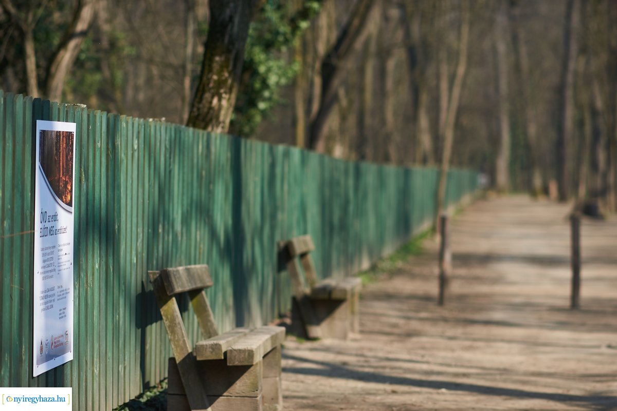 Tájékoztató tábla az Erdei Tornapályán