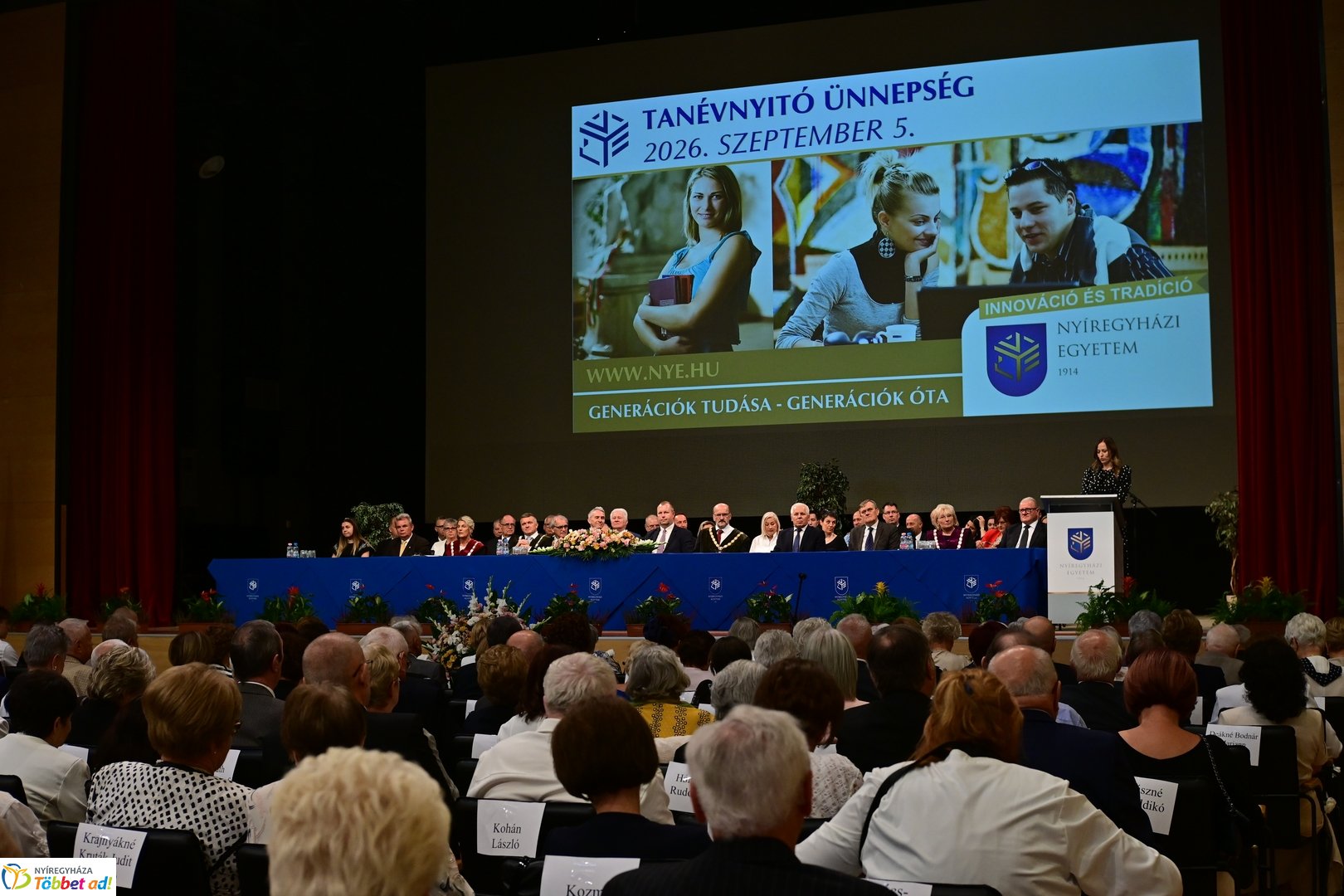 Tanévnyitó Ünnepi Szenátusi Ülés 2026 szeptemberében