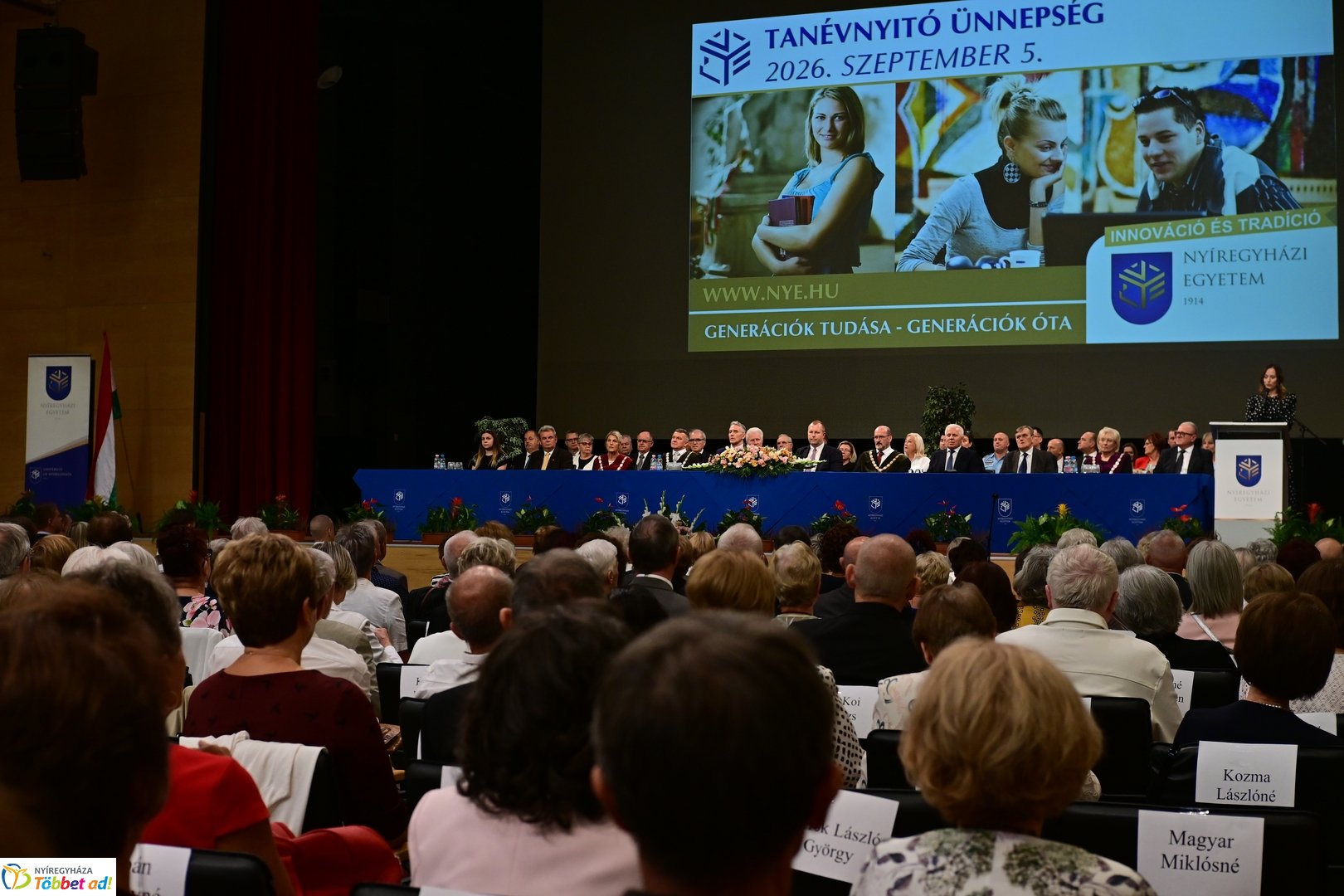 Tanévnyitó Ünnepi Szenátusi Ülés 2026 szeptemberében