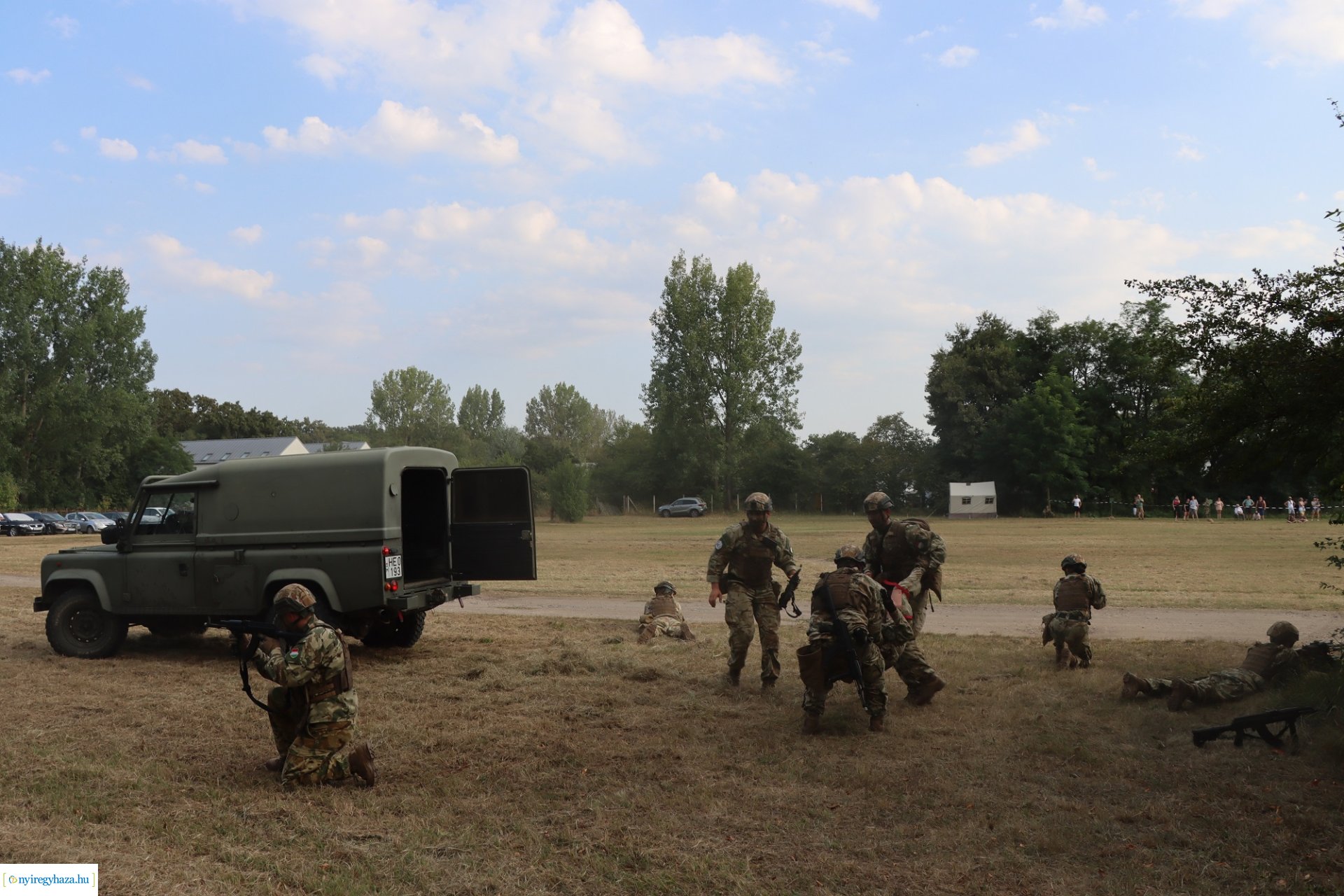 Tartalékos katonák a nyíregyházi Huszártalálkozón