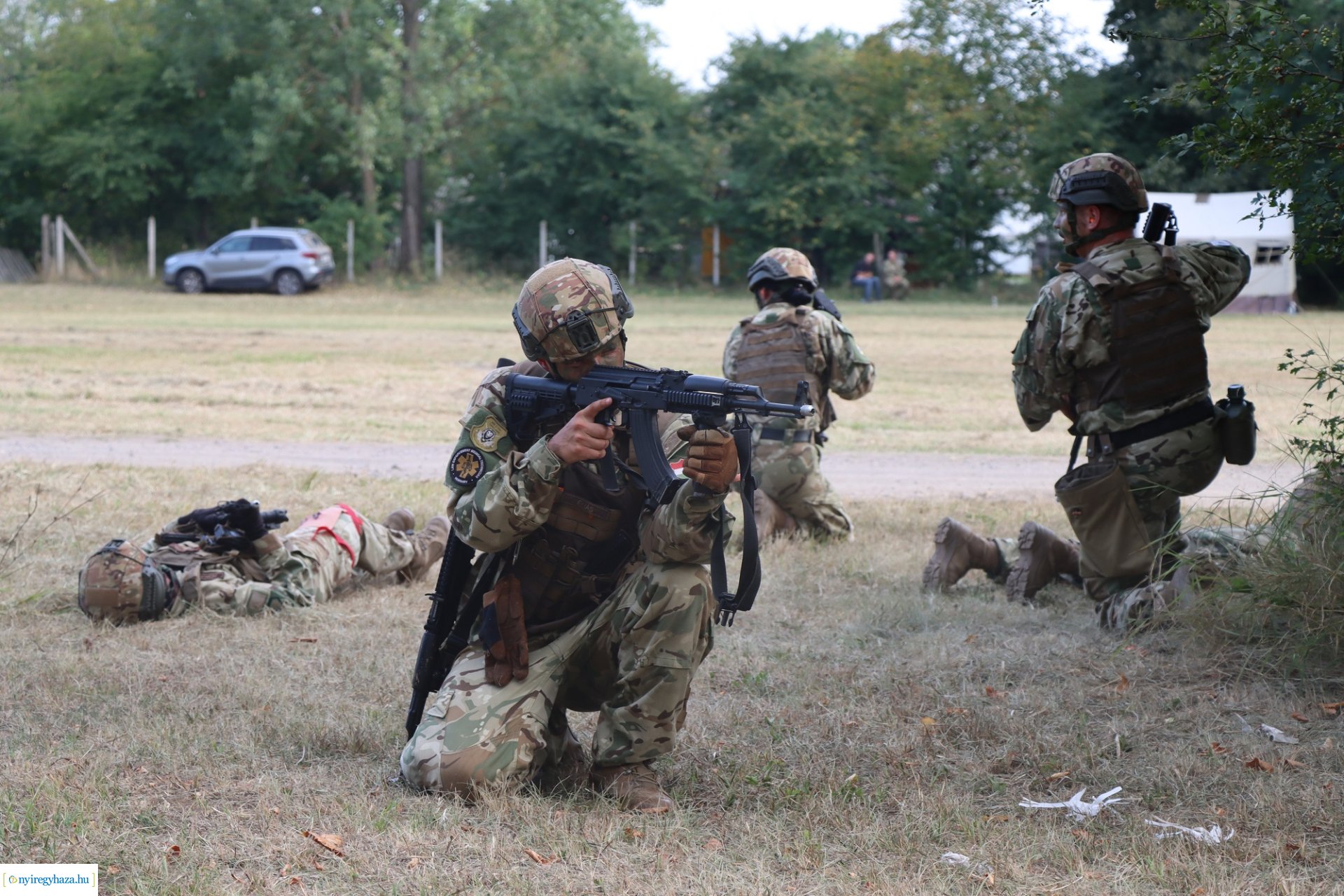 Tartalékos katonák a nyíregyházi Huszártalálkozón