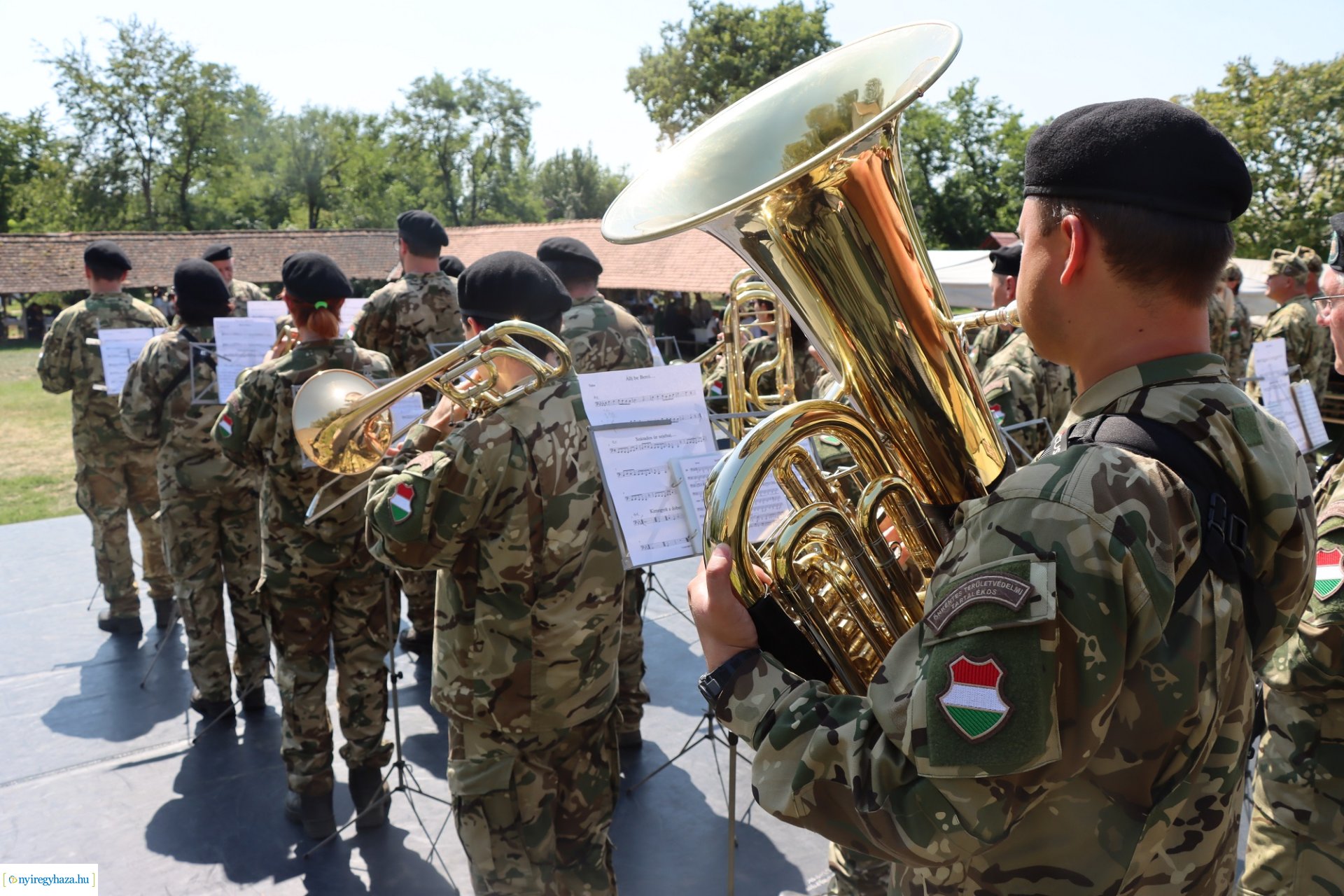 Tartalékos katonák a nyíregyházi Huszártalálkozón