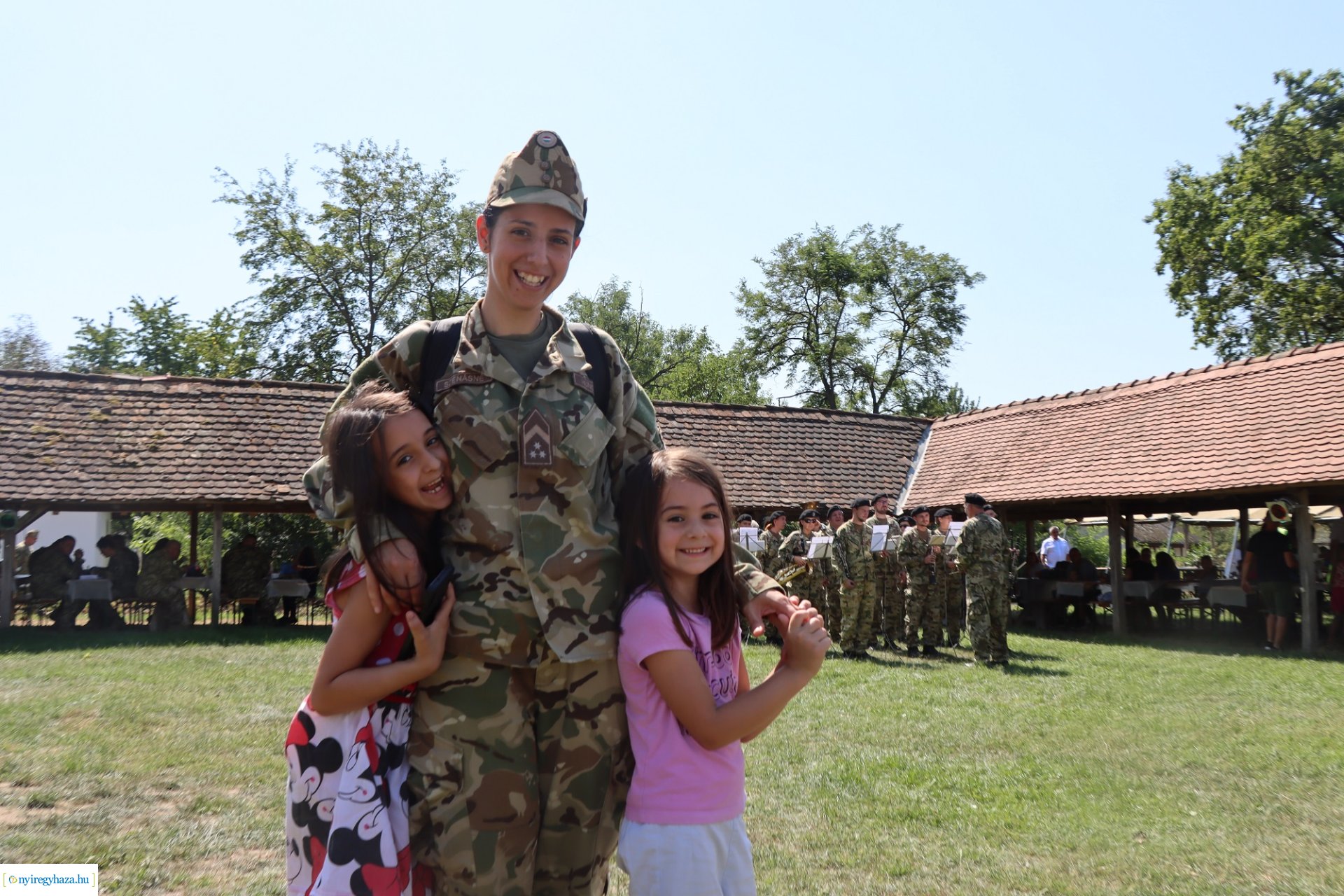 Tartalékos katonák a nyíregyházi Huszártalálkozón