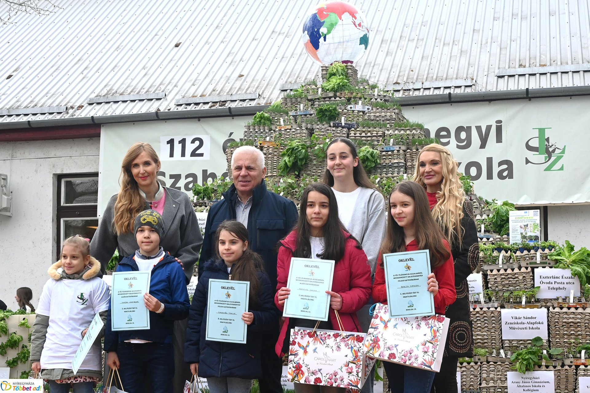 Tavaszi Zsibongó-Ökovásar és Zöld Piramis díjátadó a Szabó Lőrinc Tagintézményben