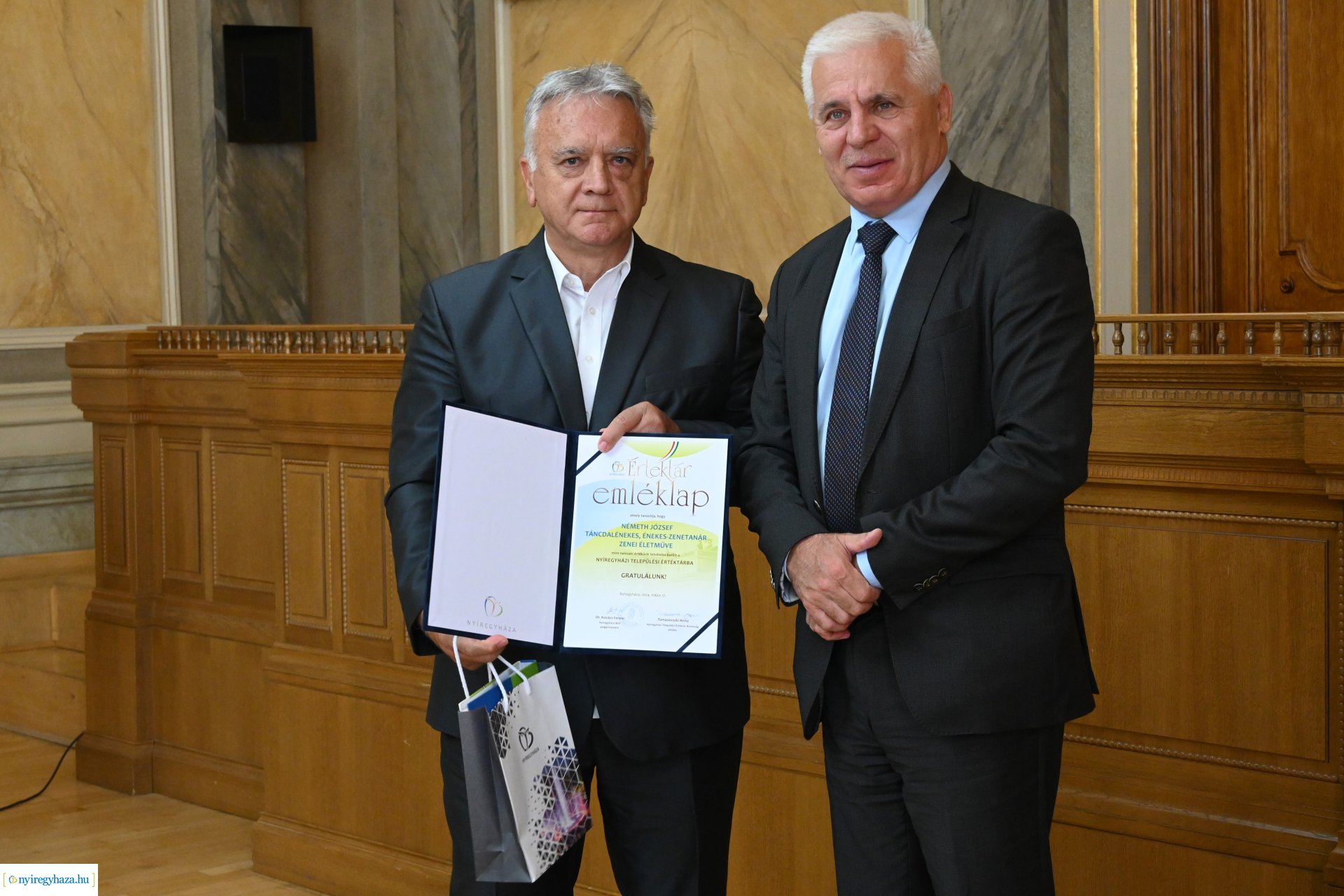 Települési Értéktár - emléklapok átadása 2024