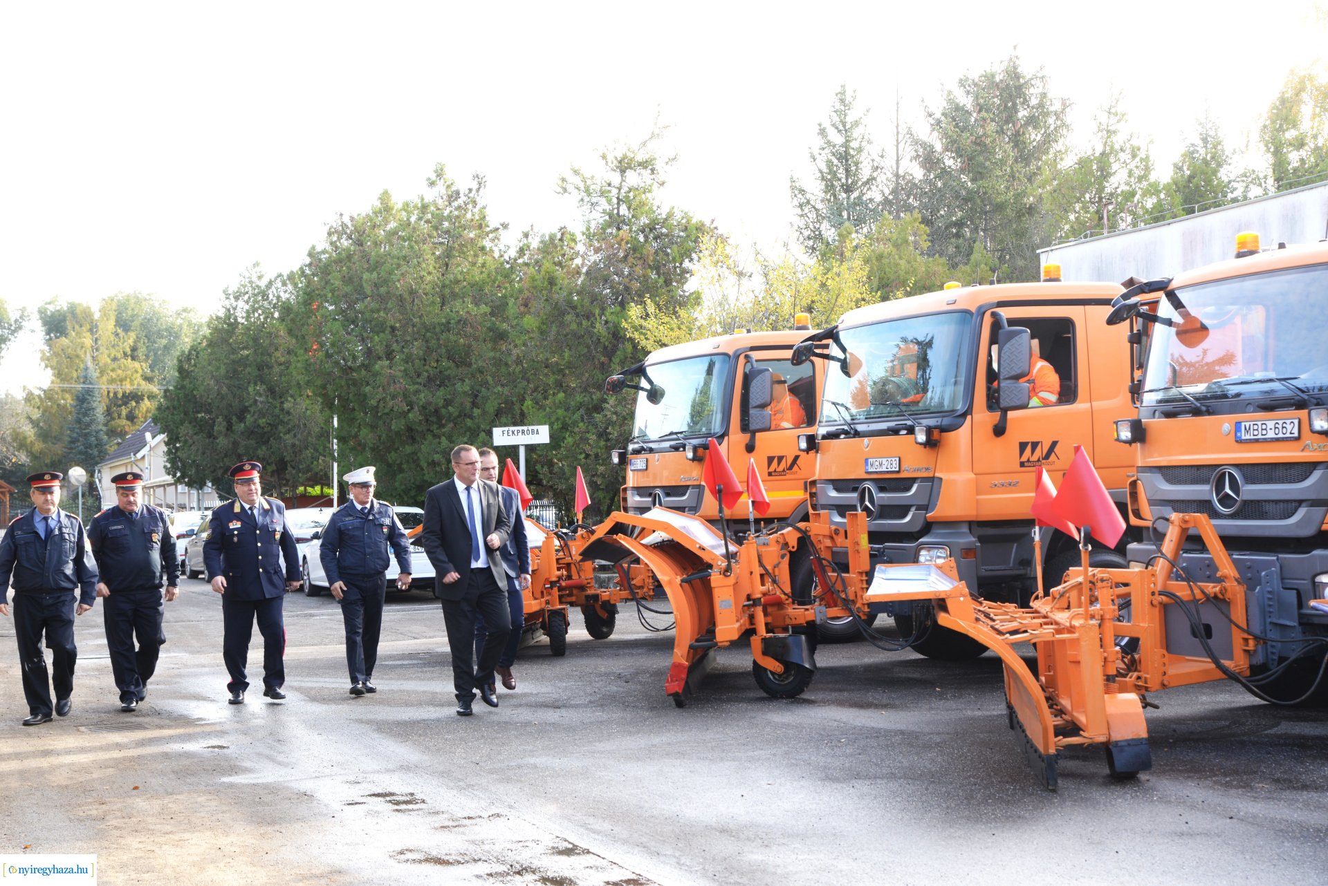 Téli gépszemle a Közútnál