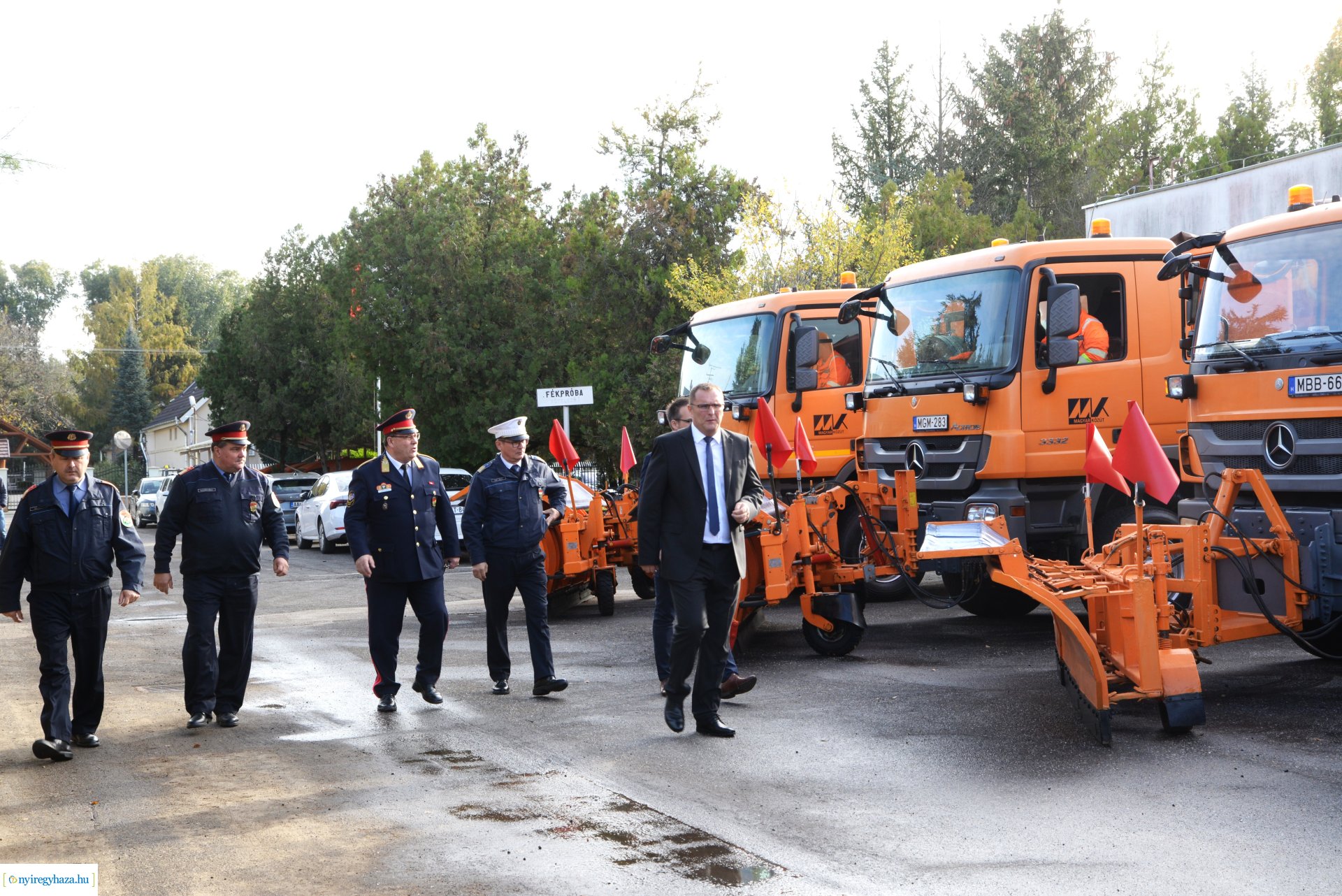 Téli gépszemle a Közútnál