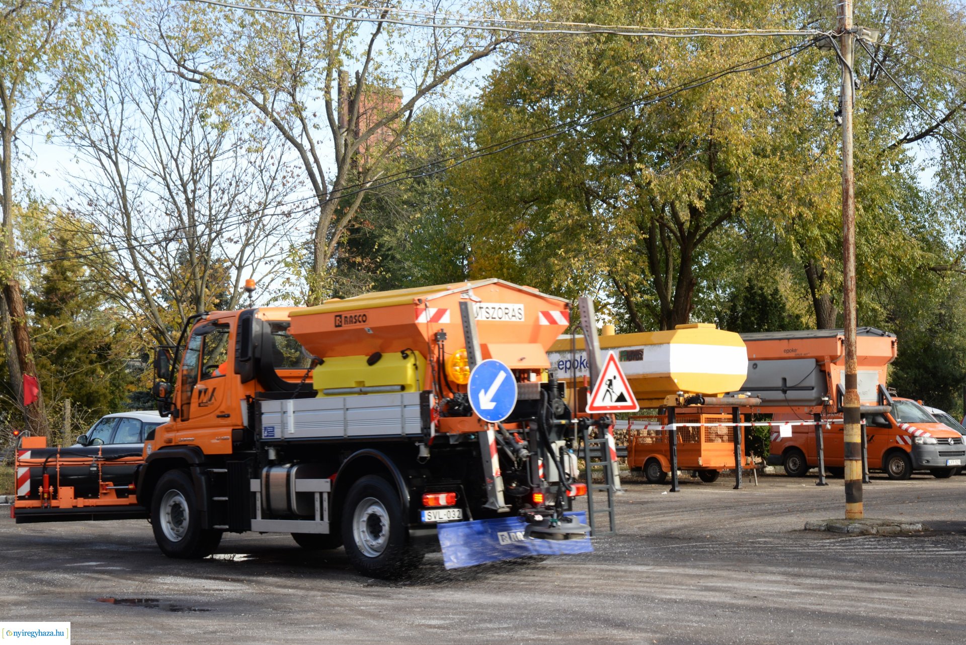 Téli gépszemle a Közútnál