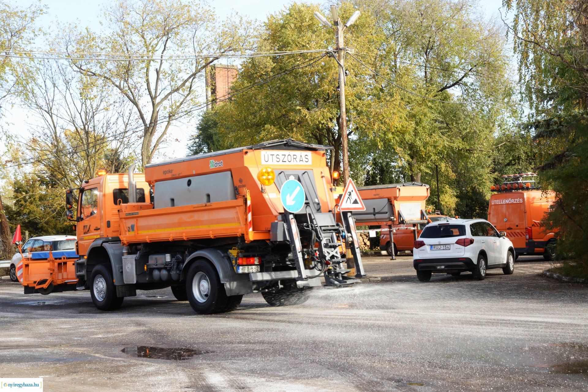 Téli gépszemle a Közútnál