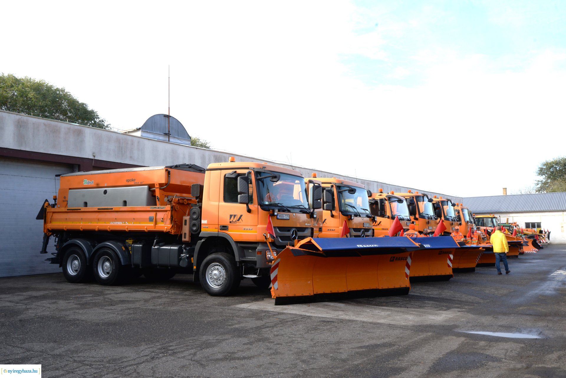 Téli gépszemle a Közútnál