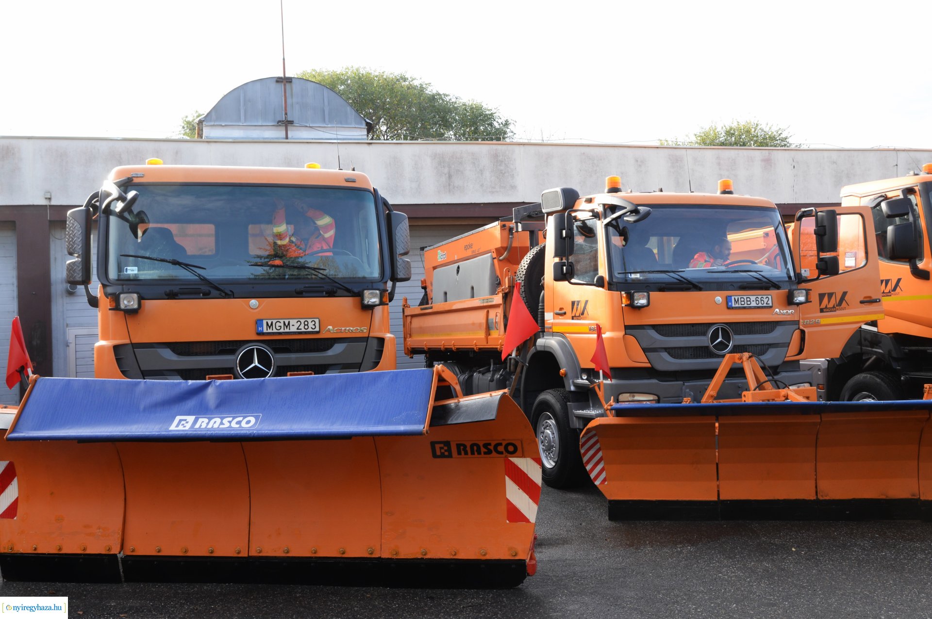 Téli gépszemle a Közútnál