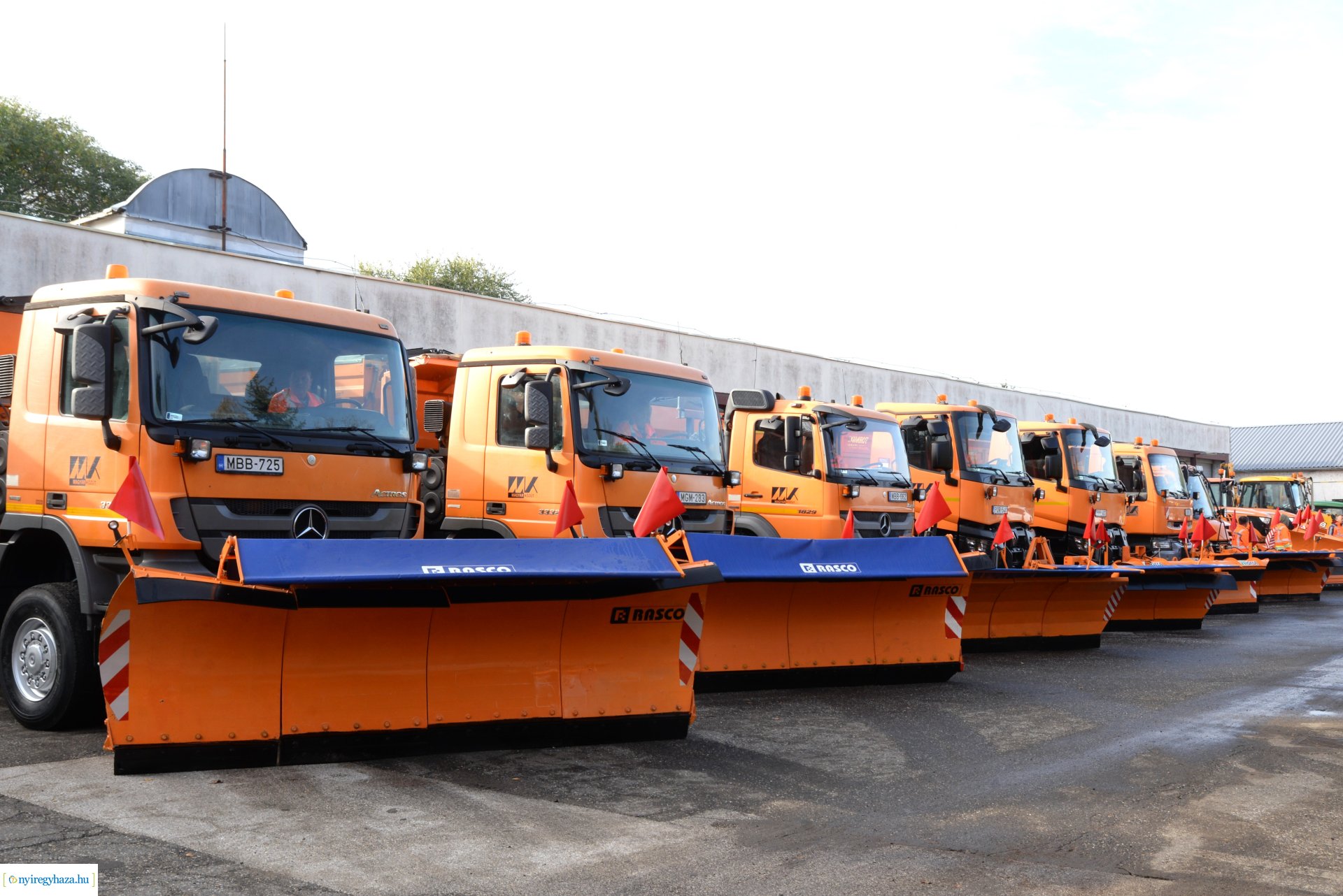 Téli gépszemle a Közútnál