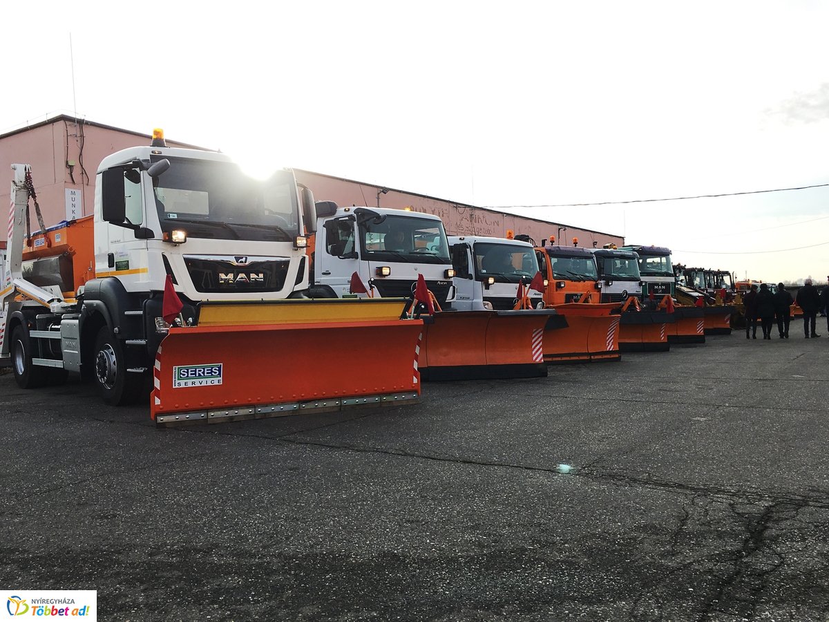 Téli gépszemle a NYÍRVV-nél