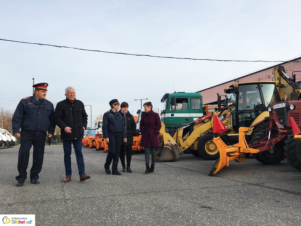 Téli gépszemle a NYÍRVV-nél