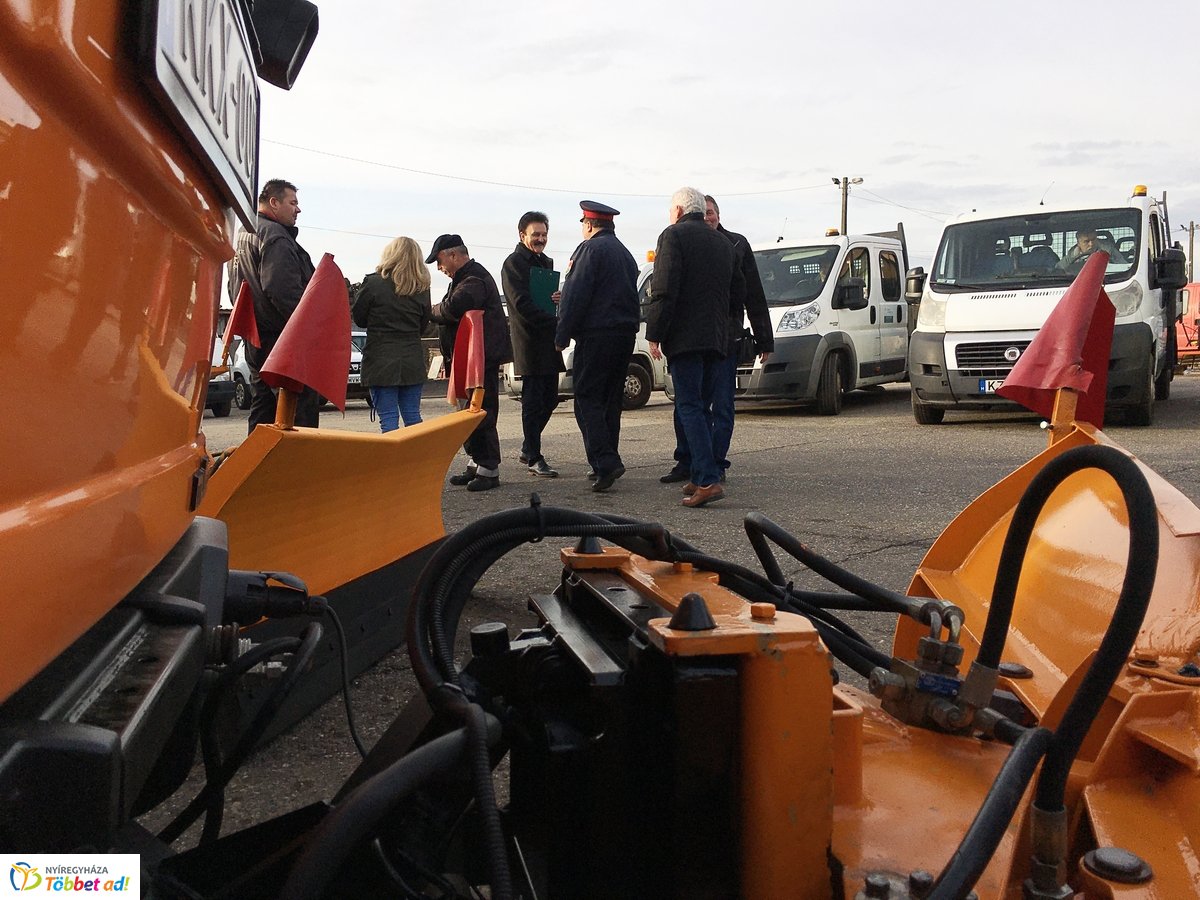 Téli gépszemle a NYÍRVV-nél