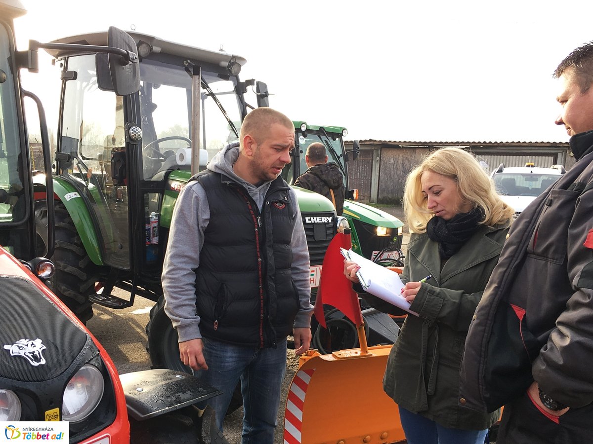 Téli gépszemle a NYÍRVV-nél